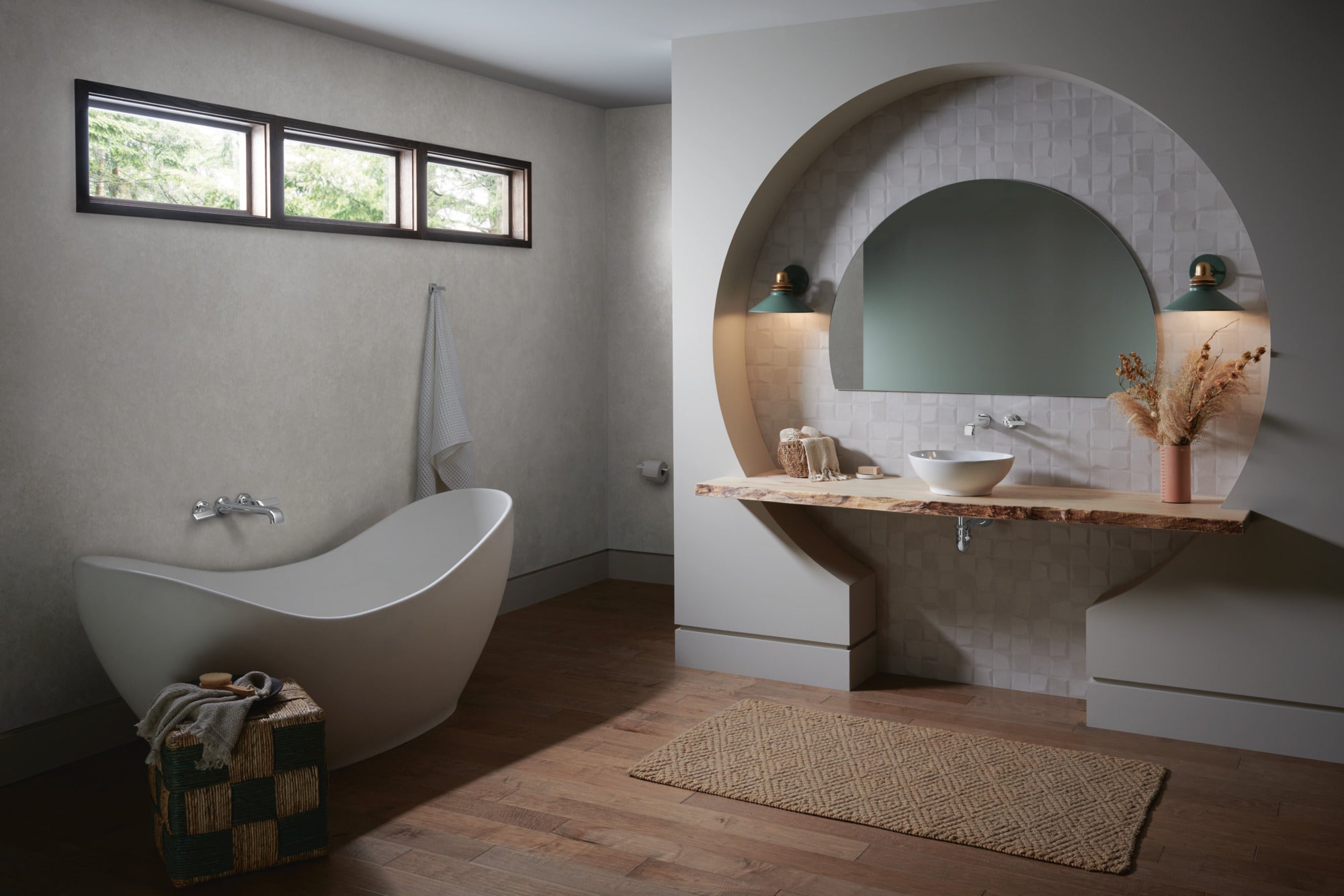 Brizo Allaria® Two-Handle Wall Mount Tub Filler - Less Handles
