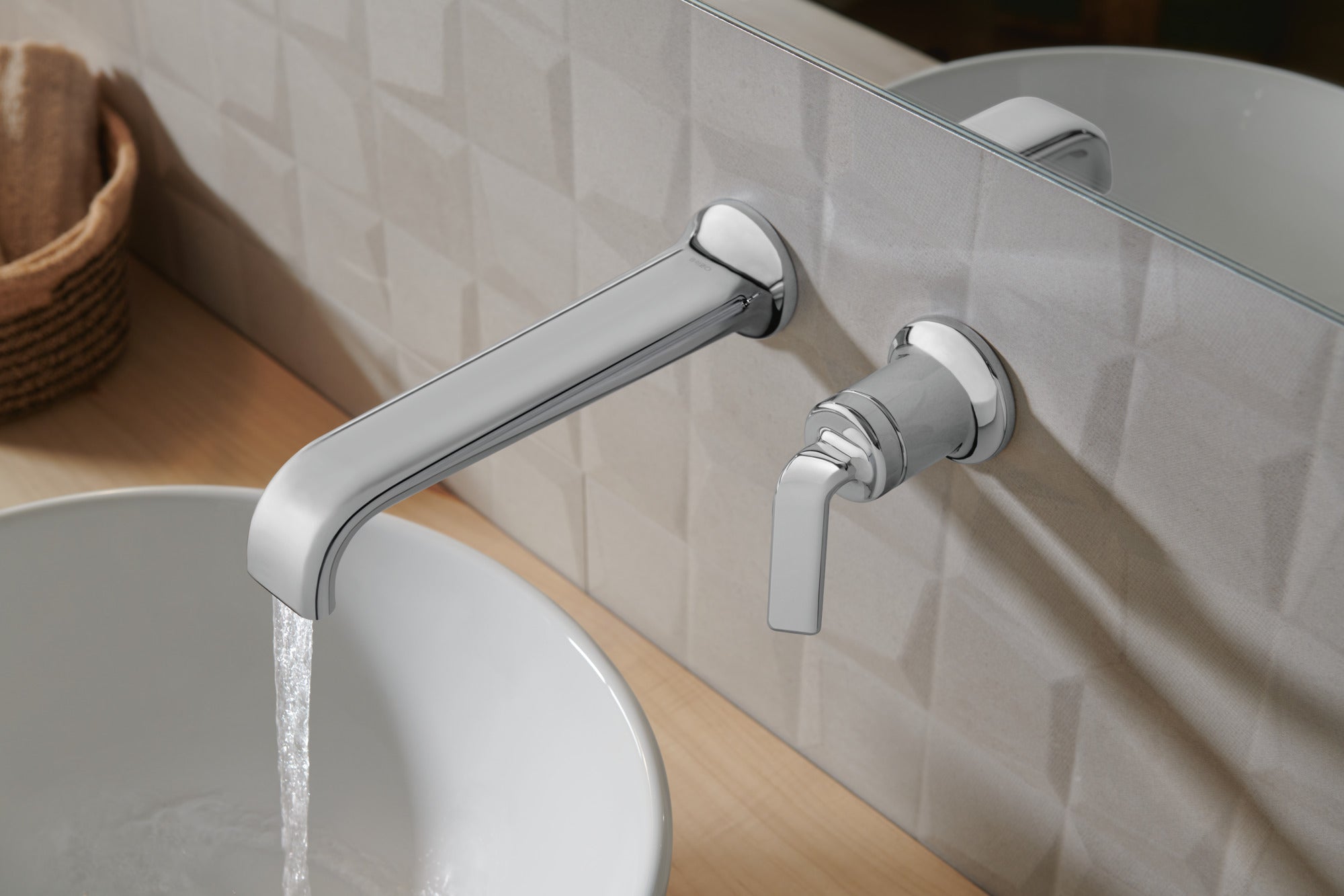 Brizo Allaria® Two-Hole, Single-Handle Wall Mount Lavatory Faucet Twist Handle Kit