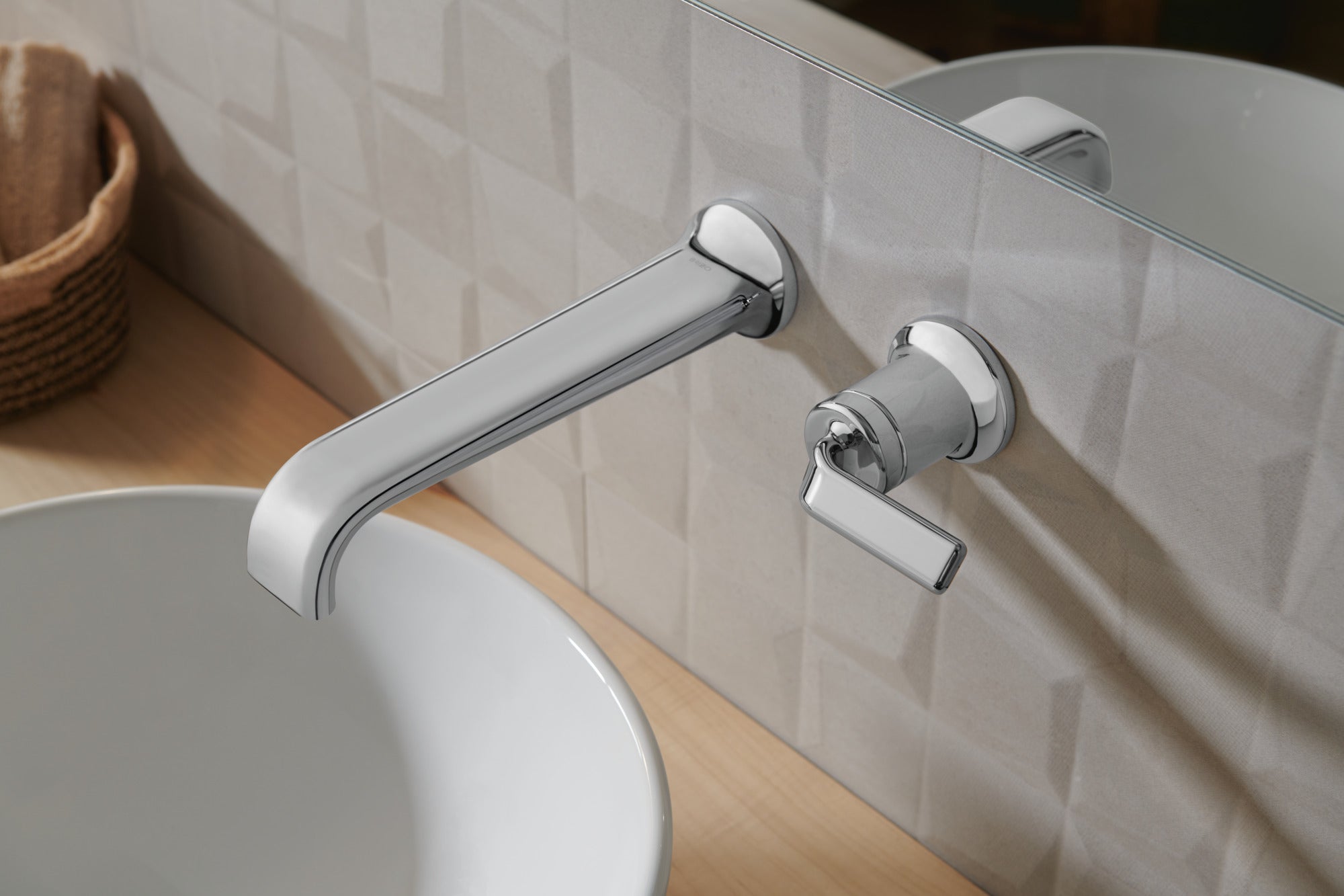 Brizo Allaria® Two-Hole, Single-Handle Wall Mount Lavatory Faucet - Less Handle 1.2 GPM