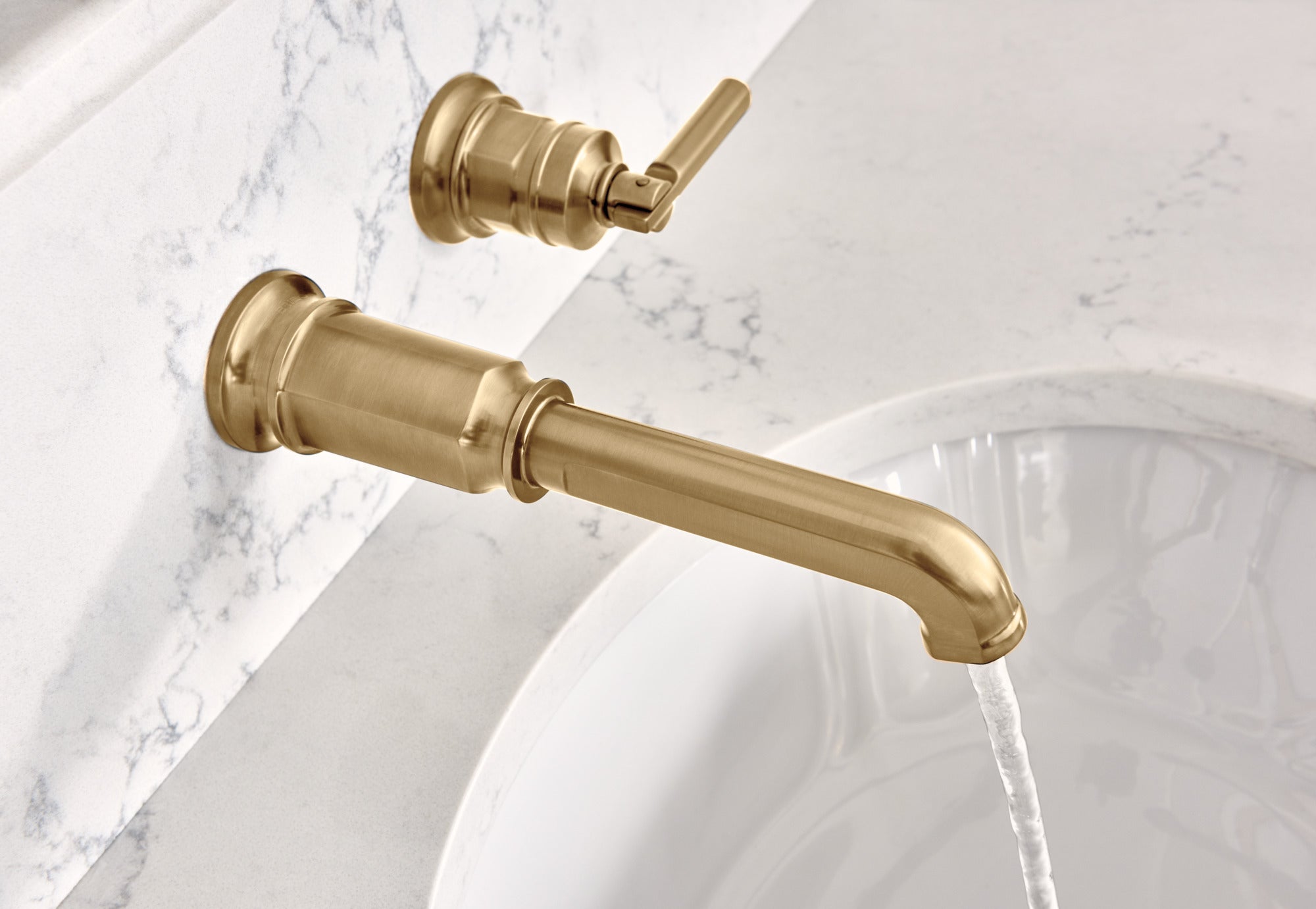 Brizo Invari® Wall Mount Lavatory Lever Handle Kit
