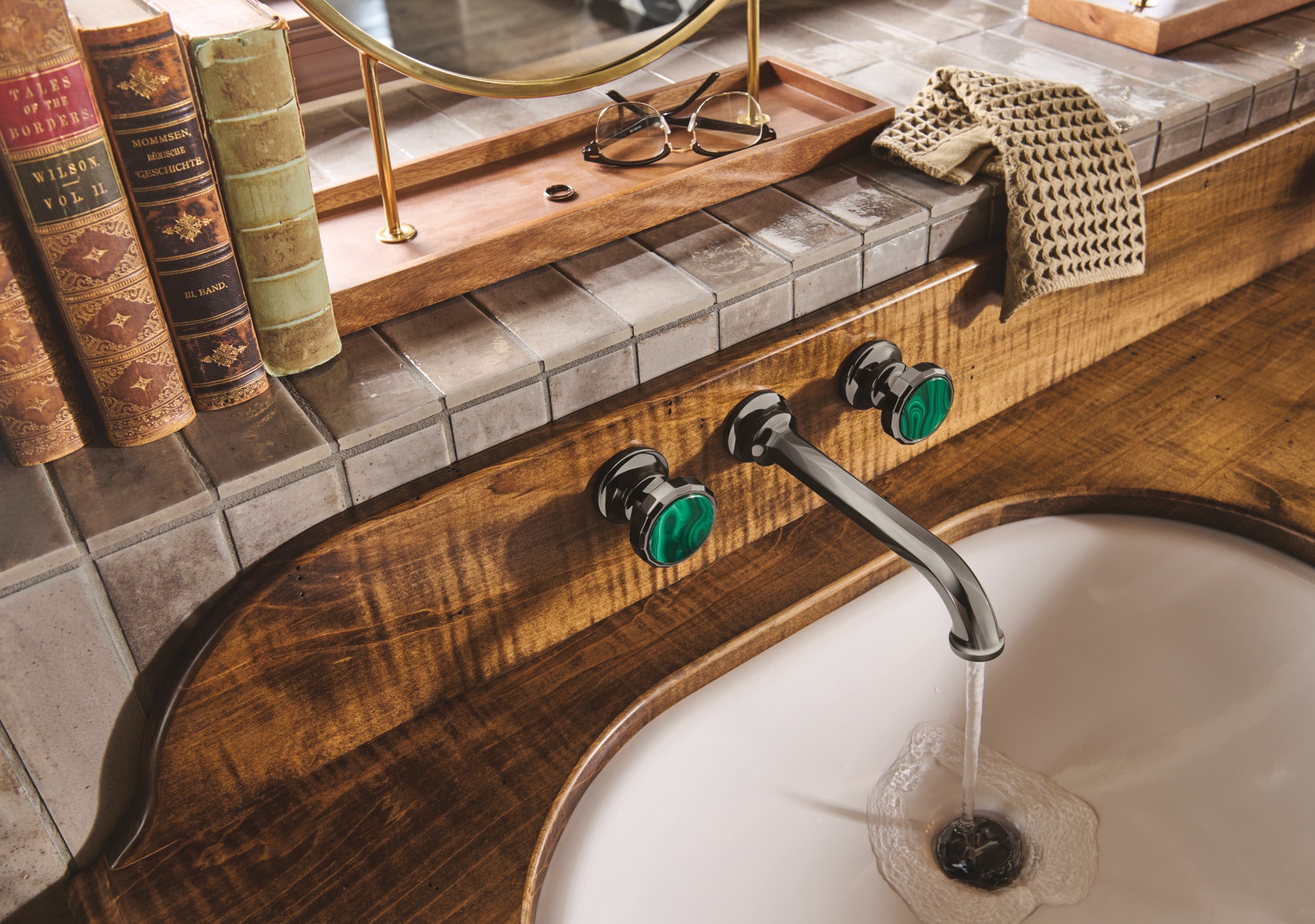 Brizo Beauclere™ Two-Handle Wall Mount Lavatory Faucet - Less Handles 1.2 GPM