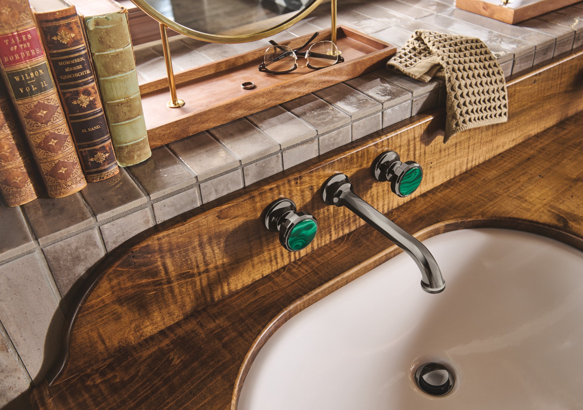 Brizo Beauclere™ Two-Handle Wall Mount Lavatory Faucet - Less Handles 1.2 GPM