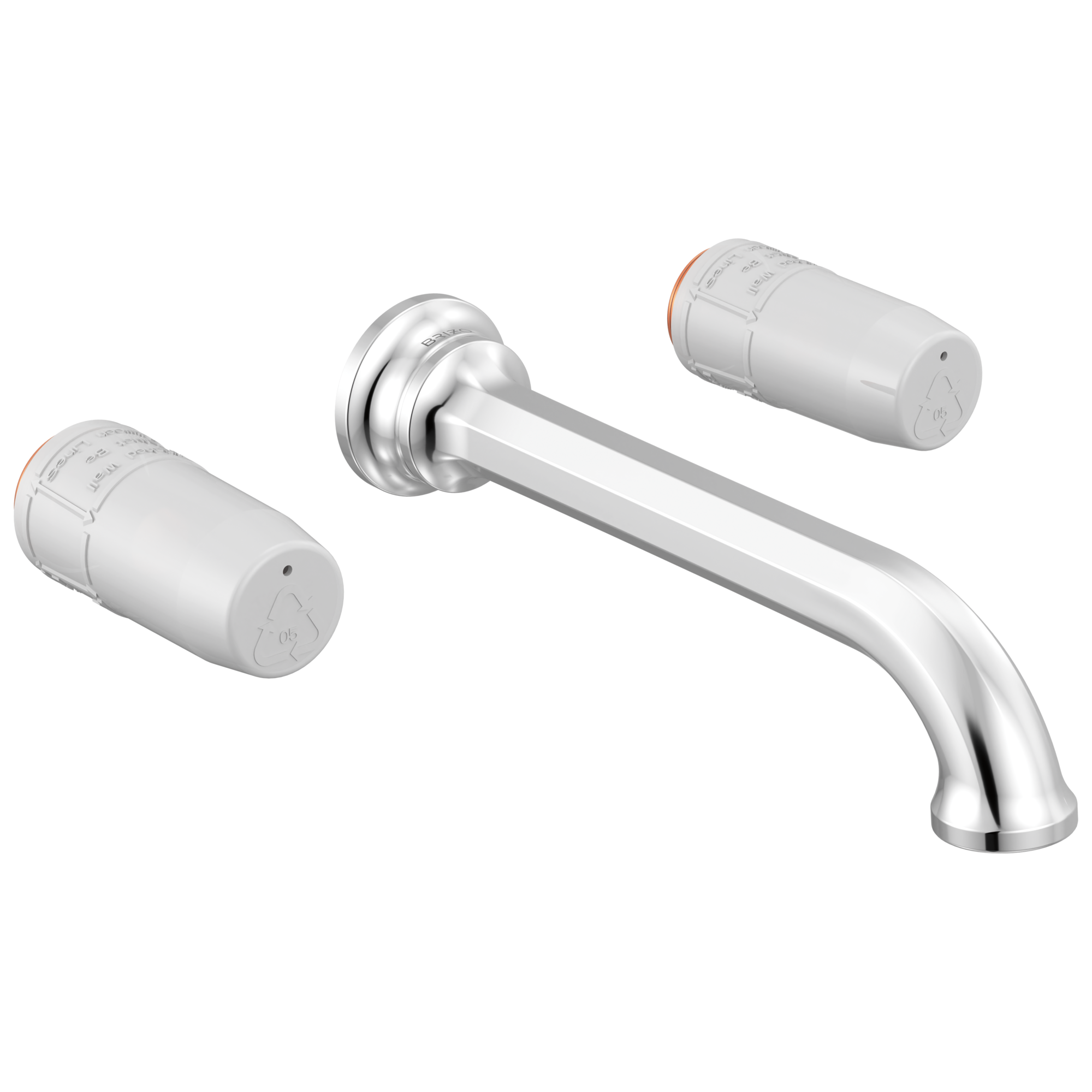 Brizo Beauclere™ Two-Handle Wall Mount Lavatory Faucet - Less Handles 1.2 GPM