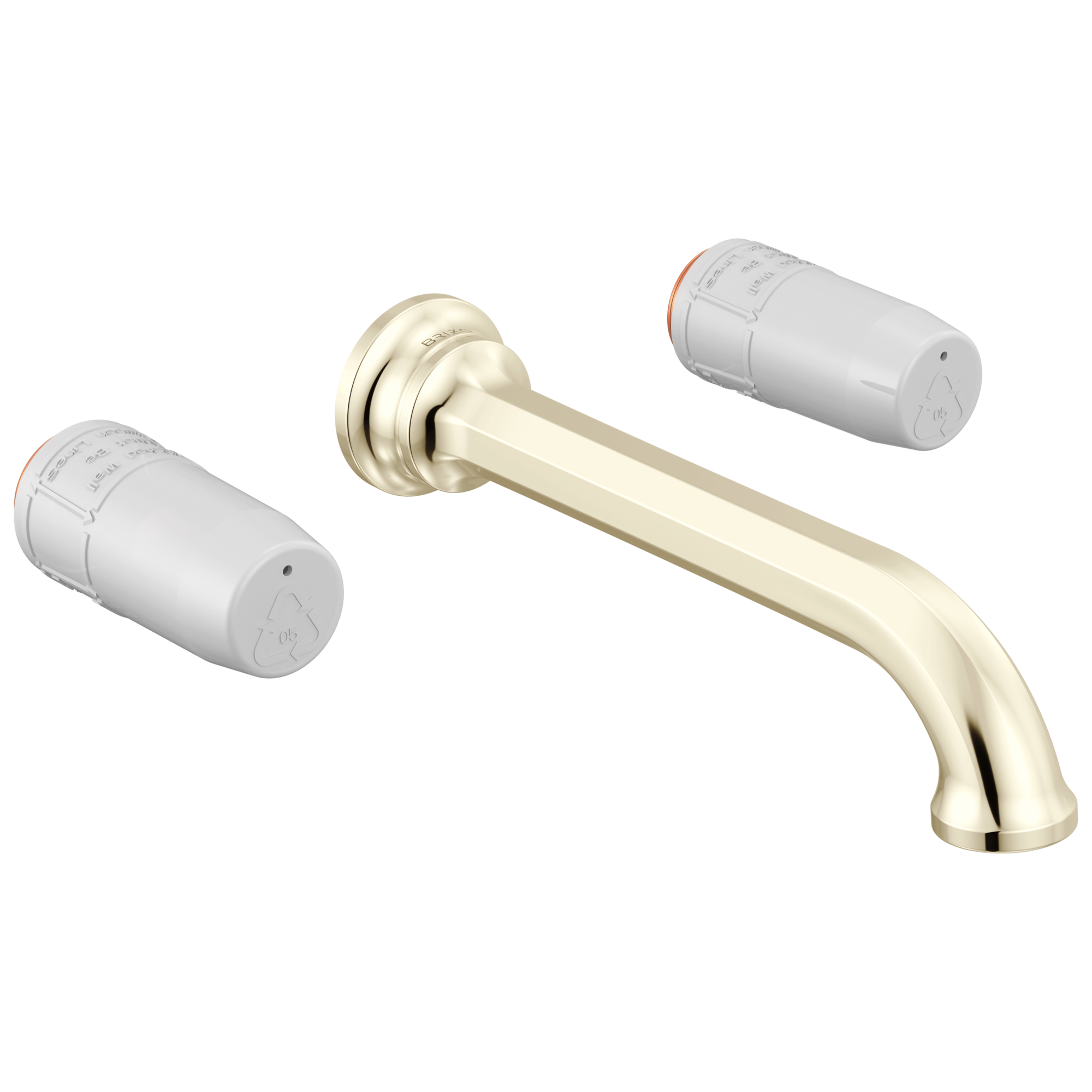 Brizo Beauclere™ Two-Handle Wall Mount Lavatory Faucet - Less Handles 1.2 GPM