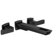 Brizo Vettis® Two-Handle Wall Mount Lavatory Faucet With Open-Flow Spout 1.2 GPM