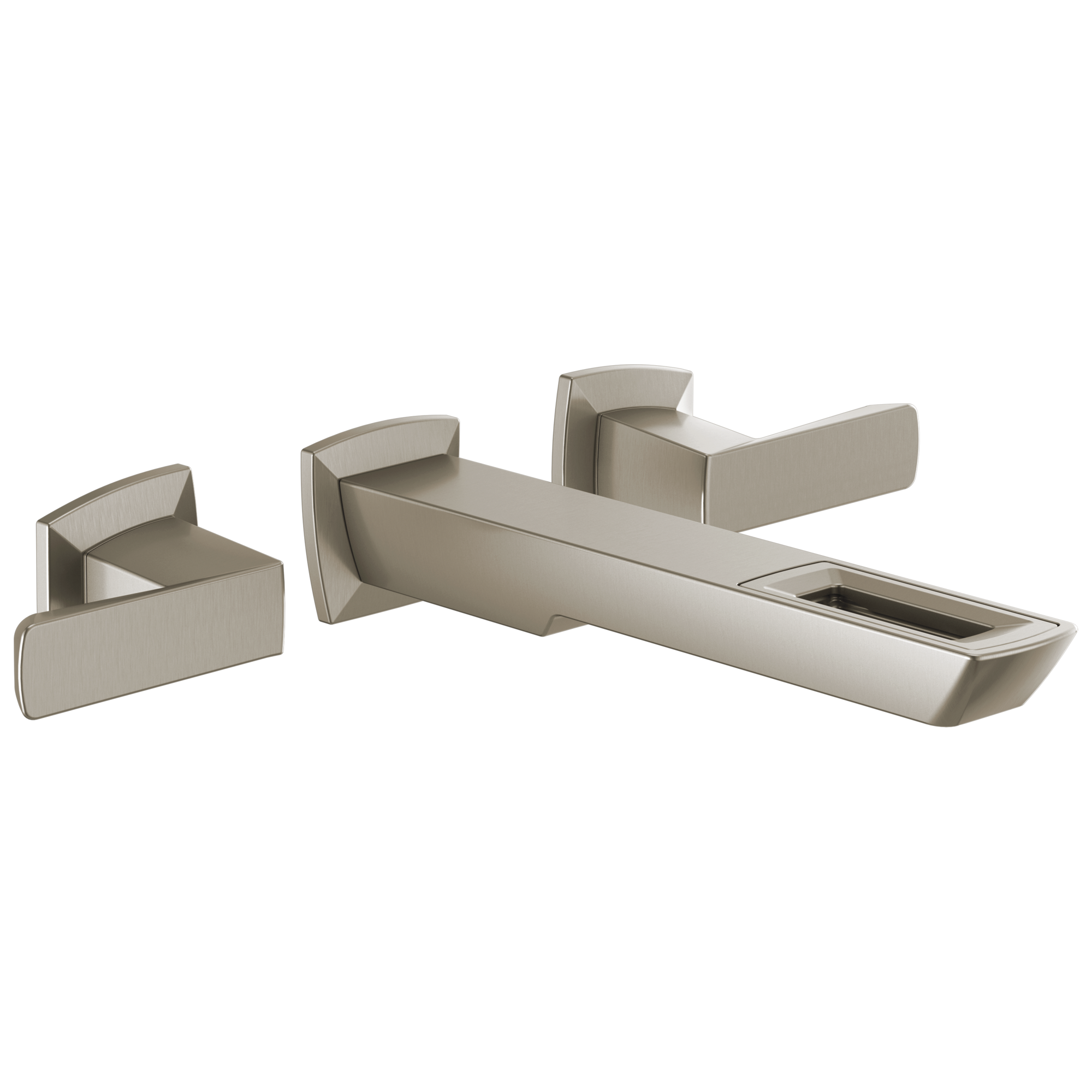 Brizo Vettis® Two-Handle Wall Mount Lavatory Faucet With Open-Flow Spout 1.2 GPM