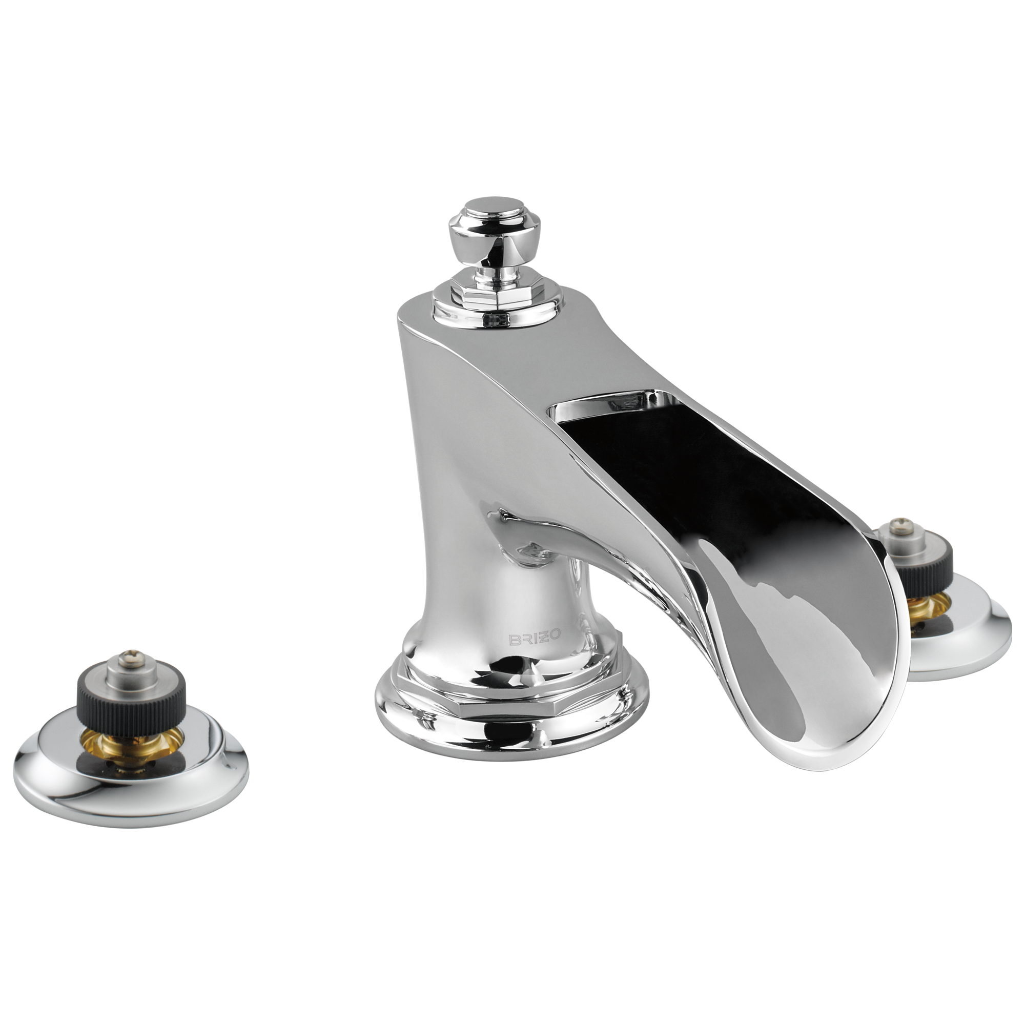 Brizo Rook® Roman Tub with Channel Spout - Less Handles