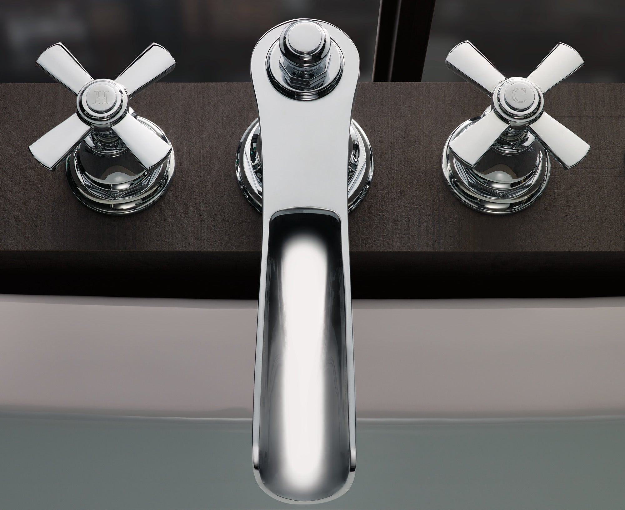 Brizo Rook® Roman Tub Faucet Cross Handle Kit