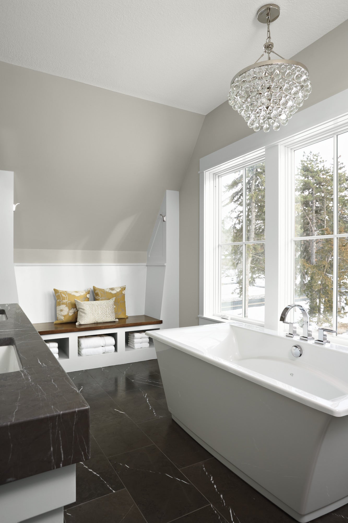 Brizo Siderna® Roman Tub Faucet - Less Handles
