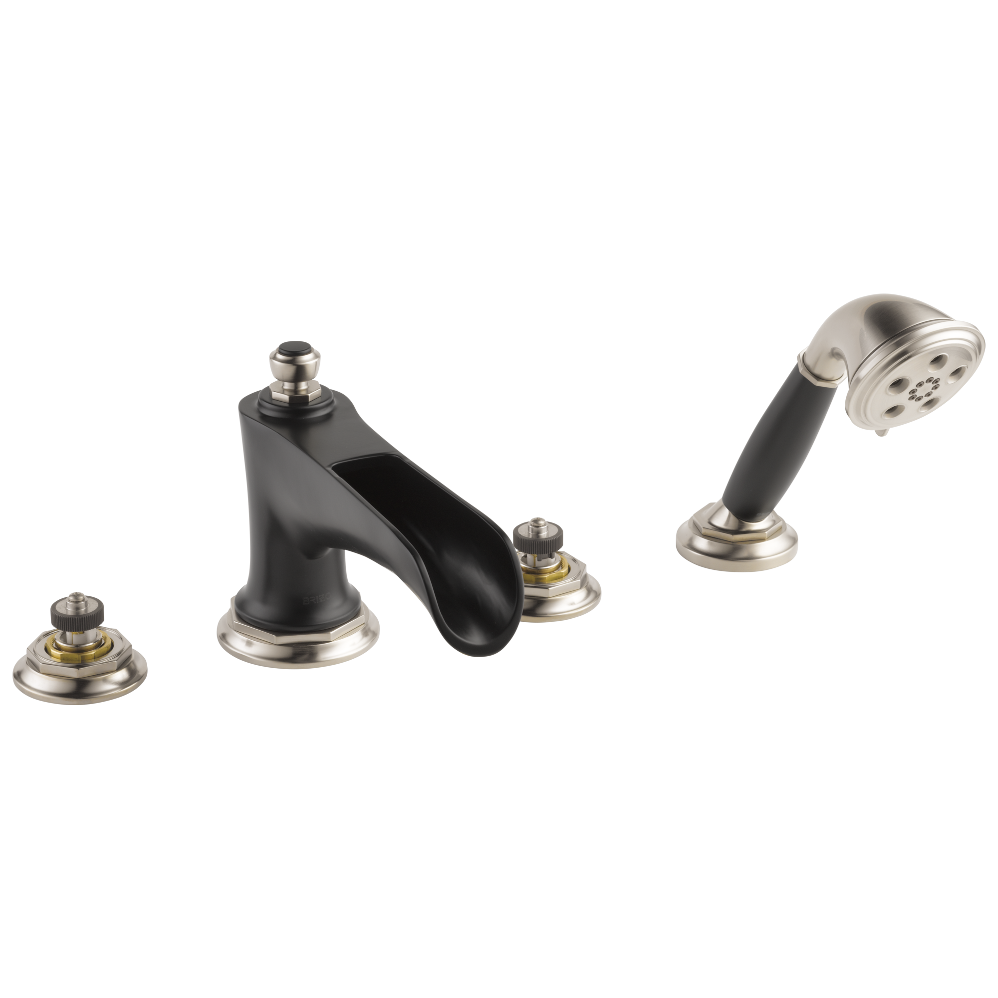 Brizo Rook® Roman Tub Trim with Hand Shower - Less Handles