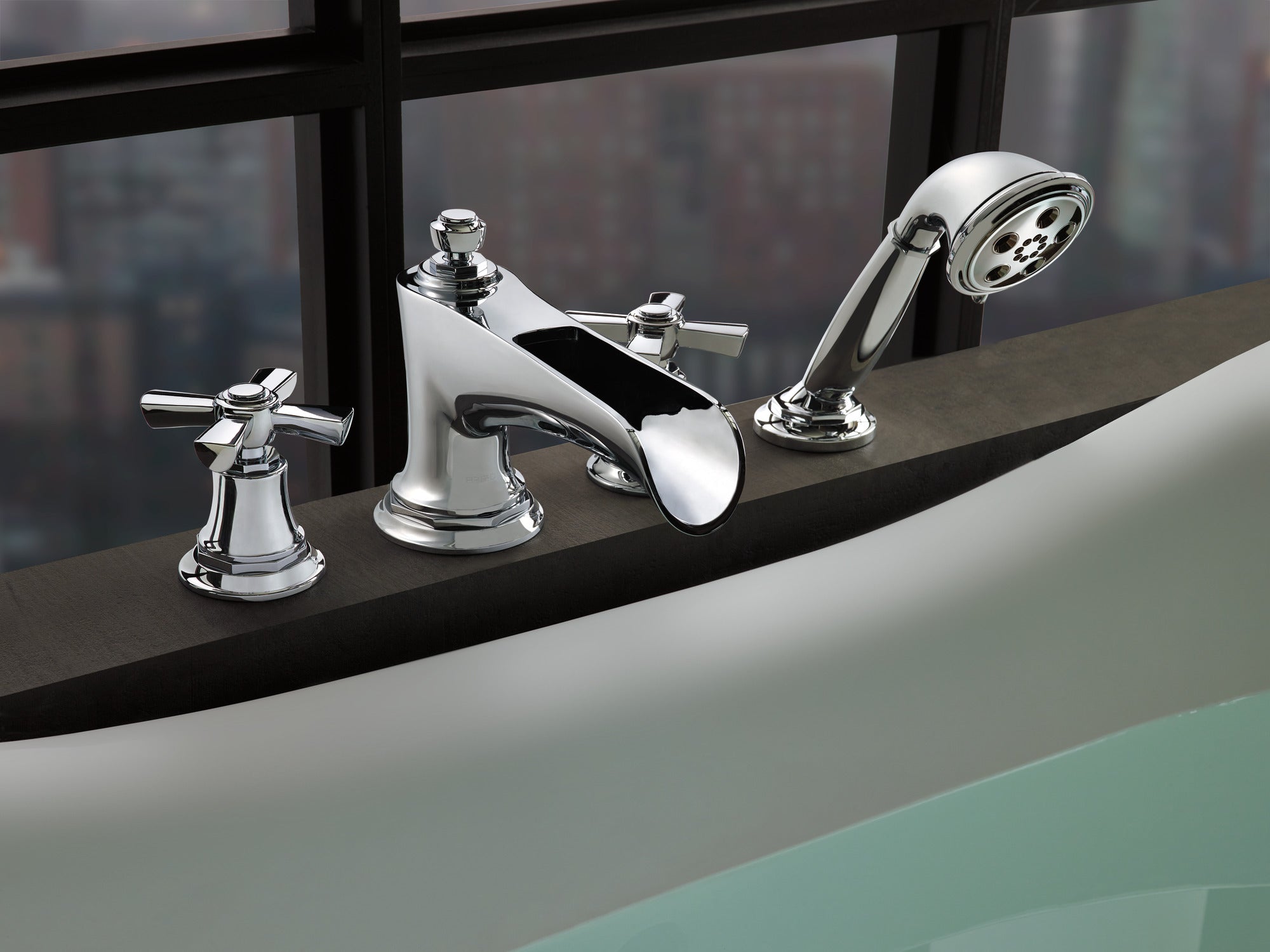 Brizo Rook® Roman Tub Faucet Cross Handle Kit