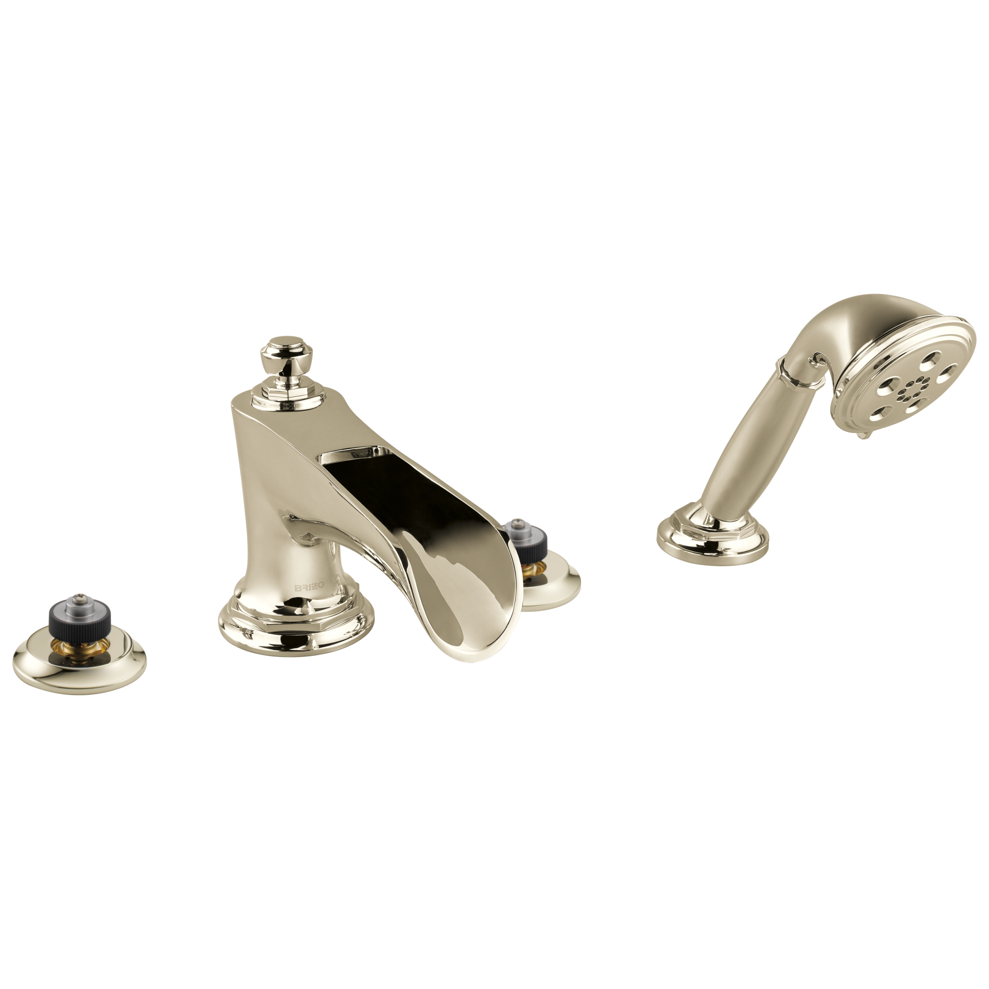 Brizo Rook® Roman Tub Trim with Hand Shower - Less Handles
