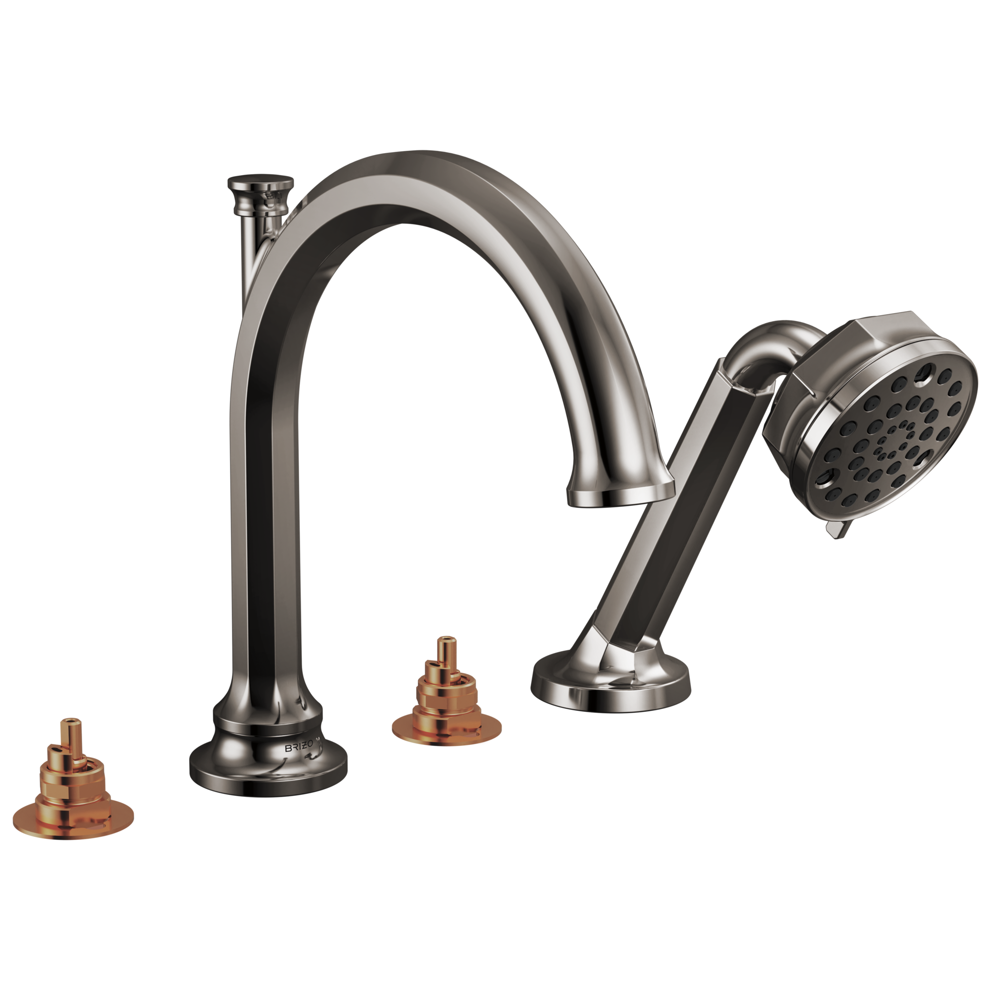 Brizo Beauclere™ Roman Tub Faucet With Handshower - Less Handles