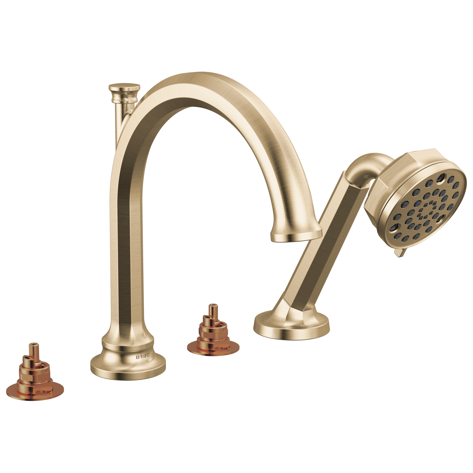 Brizo Beauclere™ Roman Tub Faucet With Handshower - Less Handles