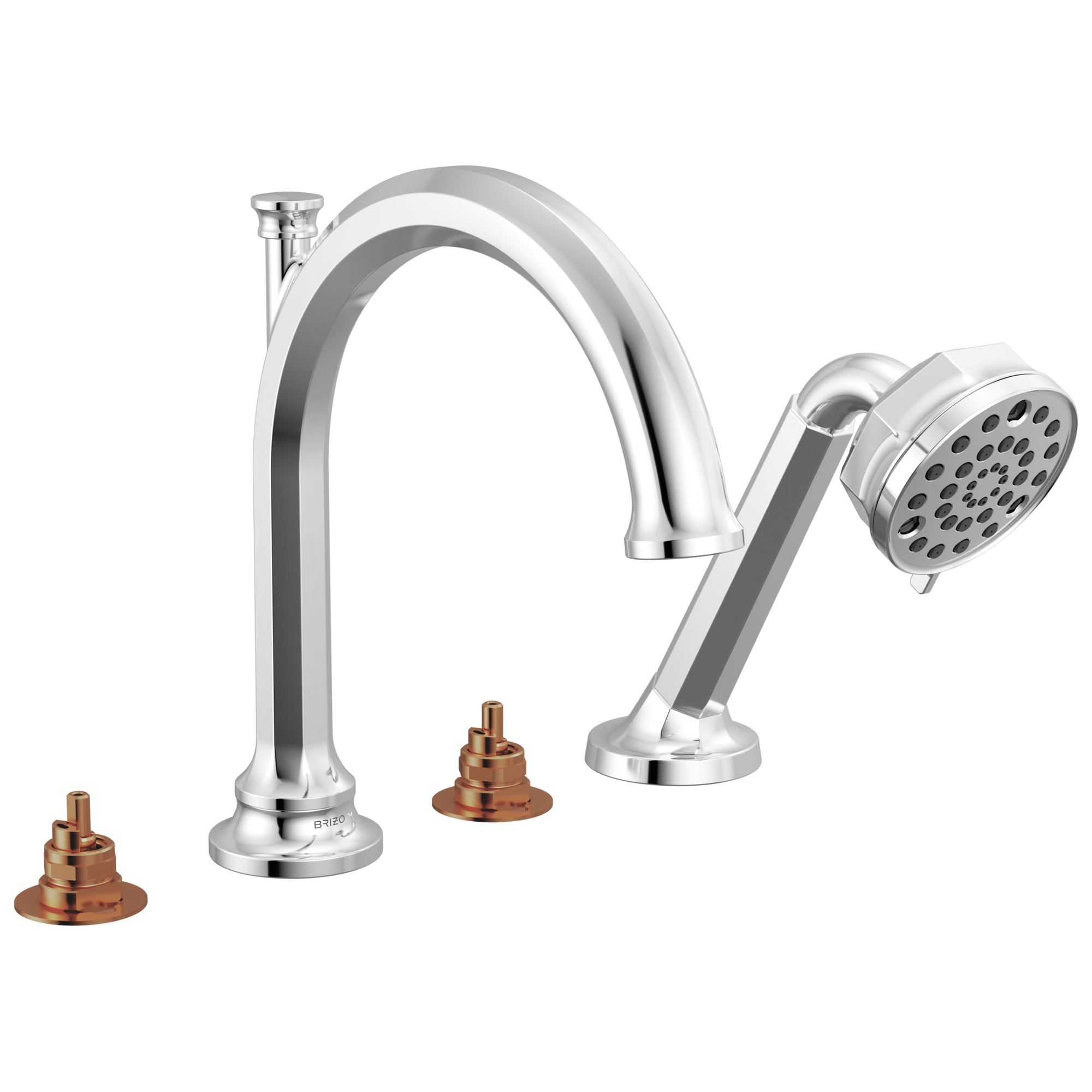 Brizo Beauclere™ Roman Tub Faucet With Handshower - Less Handles