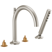 Brizo Odin® Roman Tub Faucet with Handshower - Less Handles