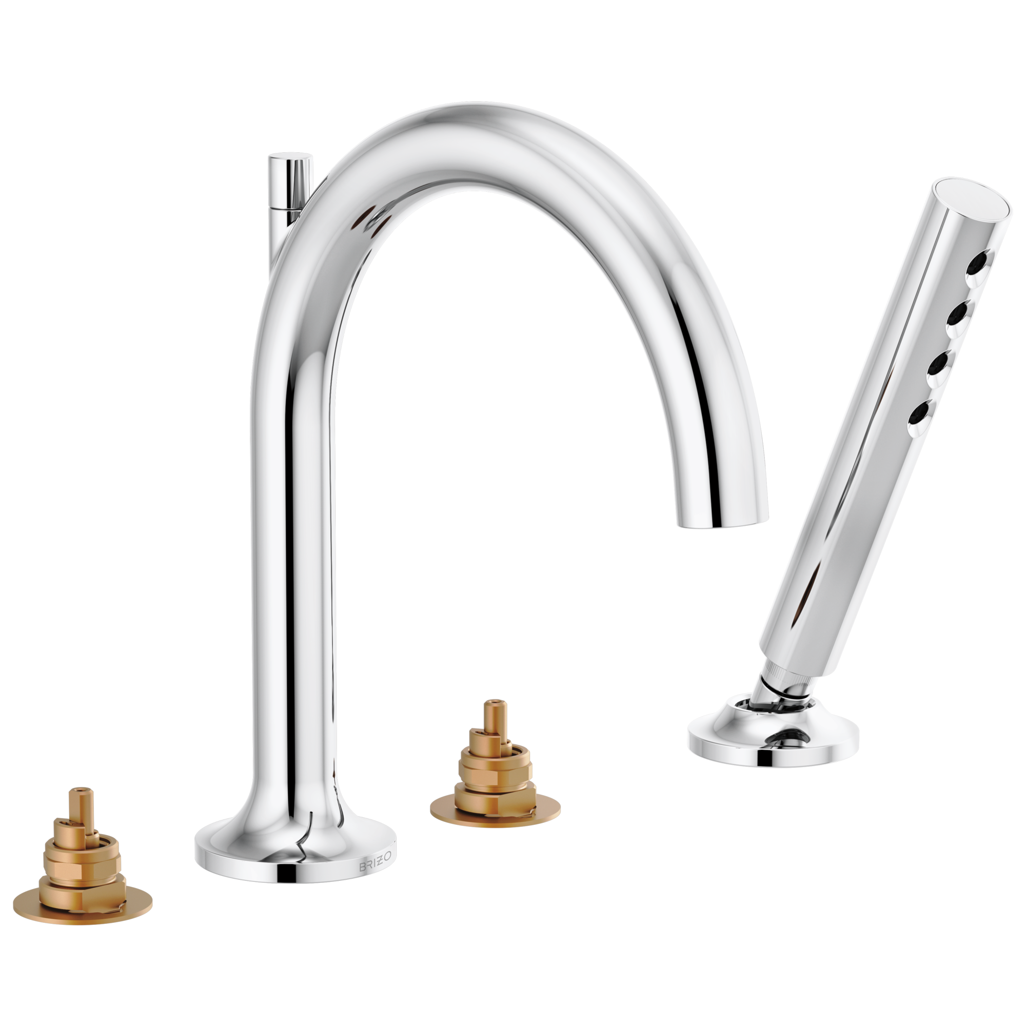 Brizo Odin® Roman Tub Faucet with Handshower - Less Handles