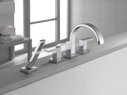 Brizo Siderna® Roman Tub Faucet with Hand Shower - Less Handles