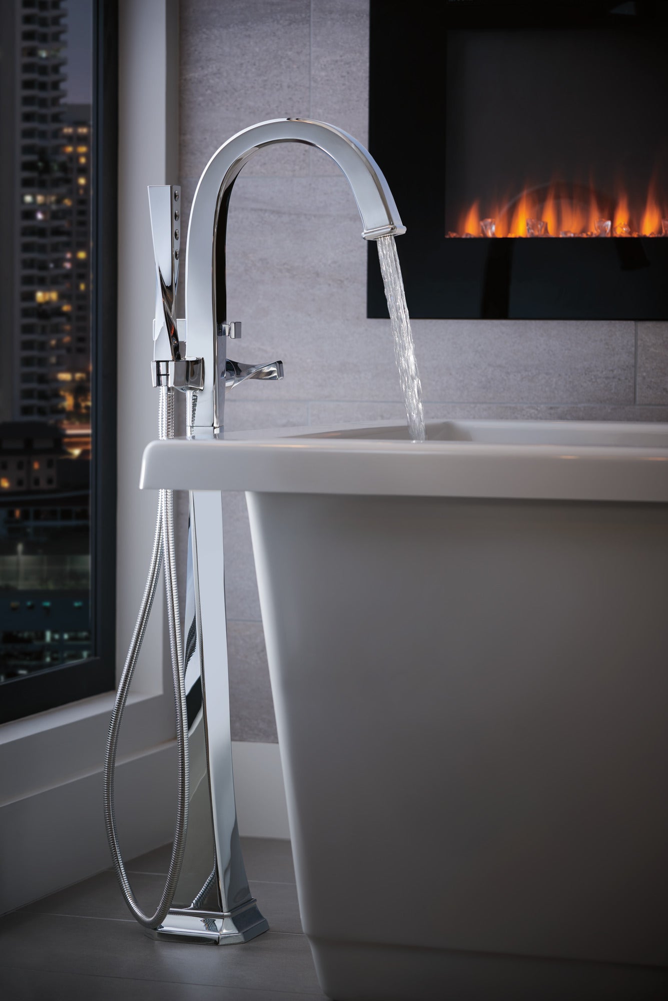 Brizo Virage® Single-Handle Freestanding Tub Filler
