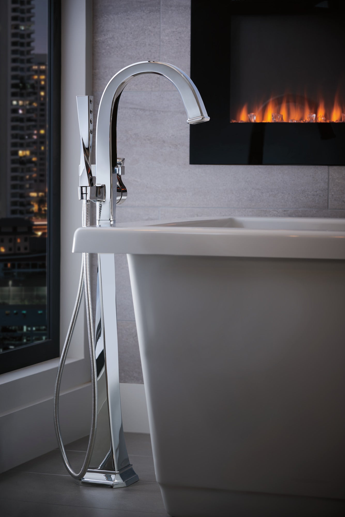 Brizo Virage® Single-Handle Freestanding Tub Filler