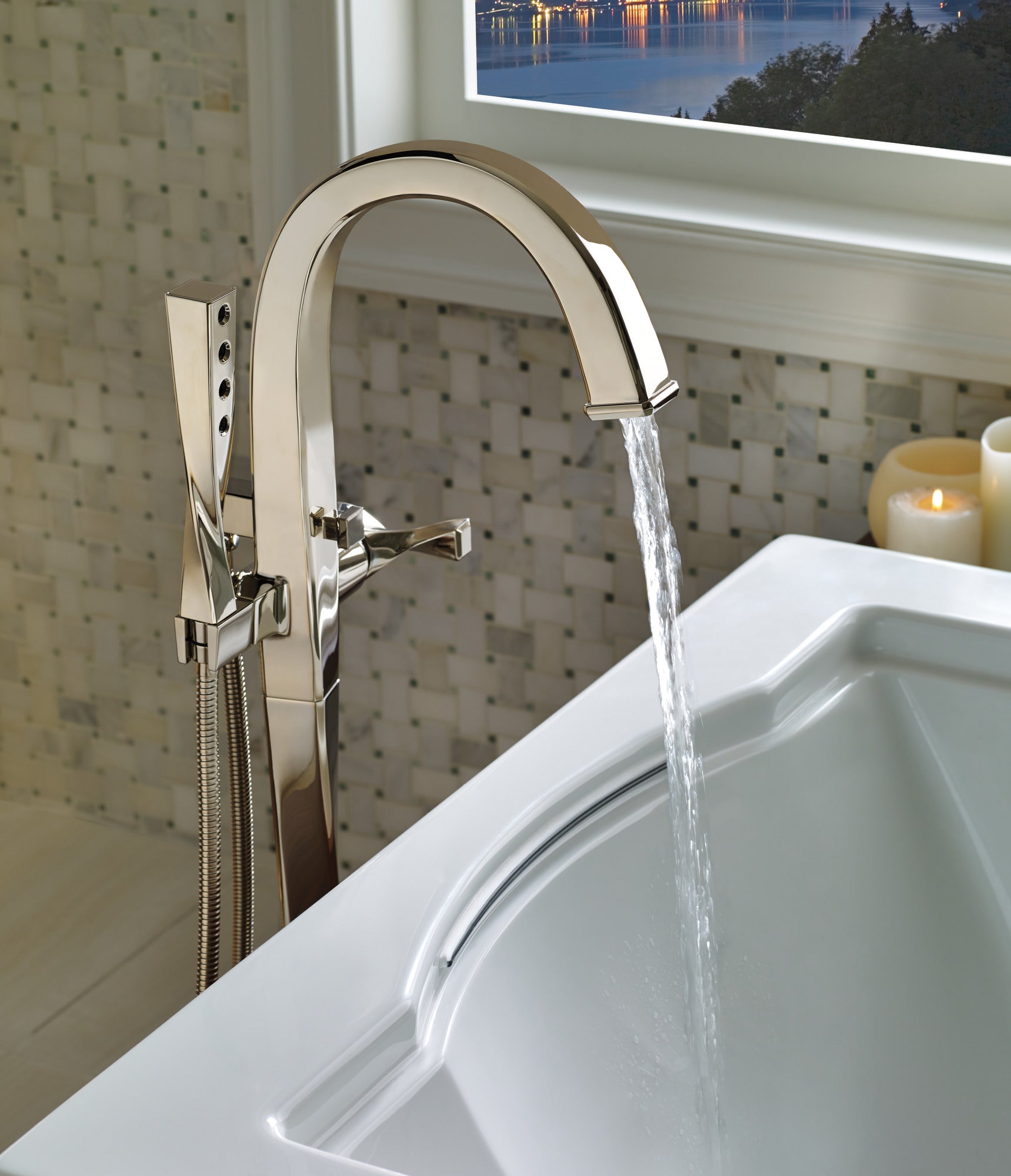Brizo Virage® Single-Handle Freestanding Tub Filler