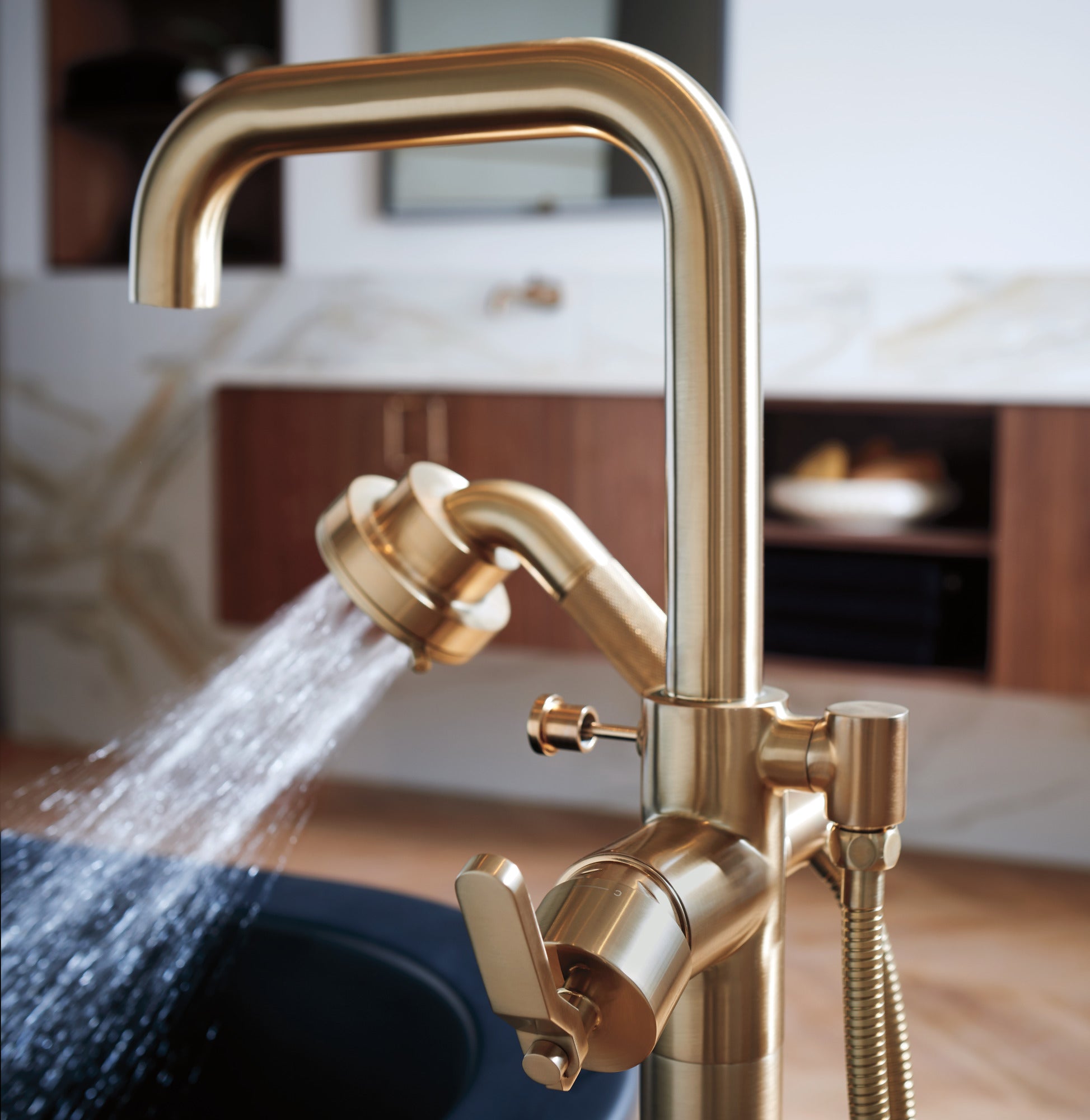 Brizo Litze® Single-Handle Freestanding Tub Filler - Less Handle