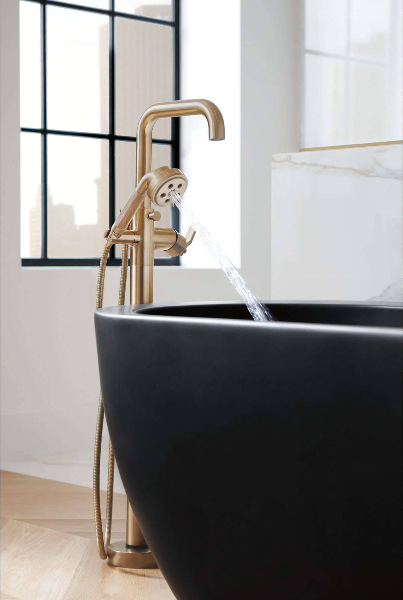 Brizo Litze® Single-Handle Freestanding Tub Filler - Less Handle