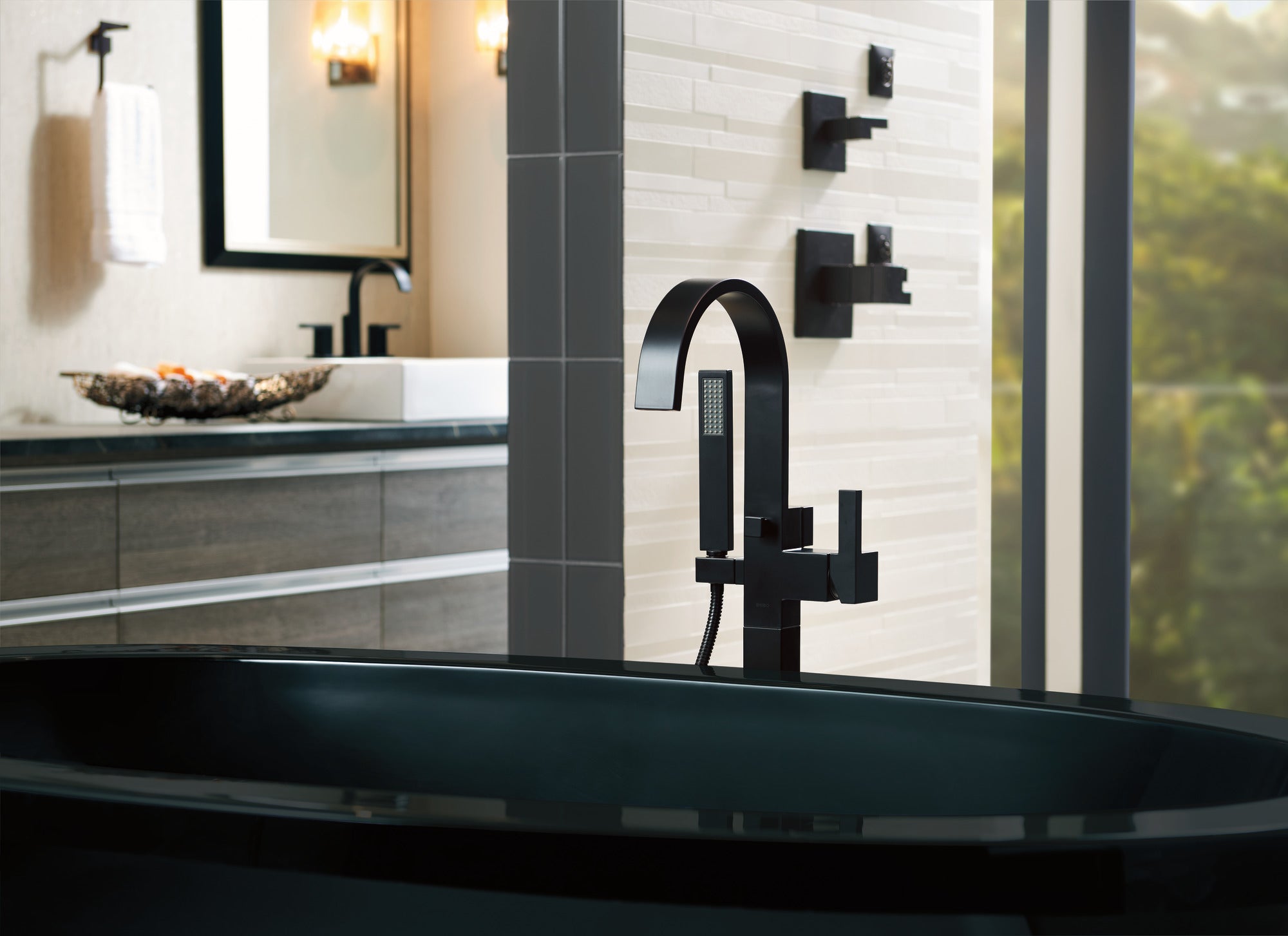 Brizo Siderna® Single-Handle Freestanding Tub Filler