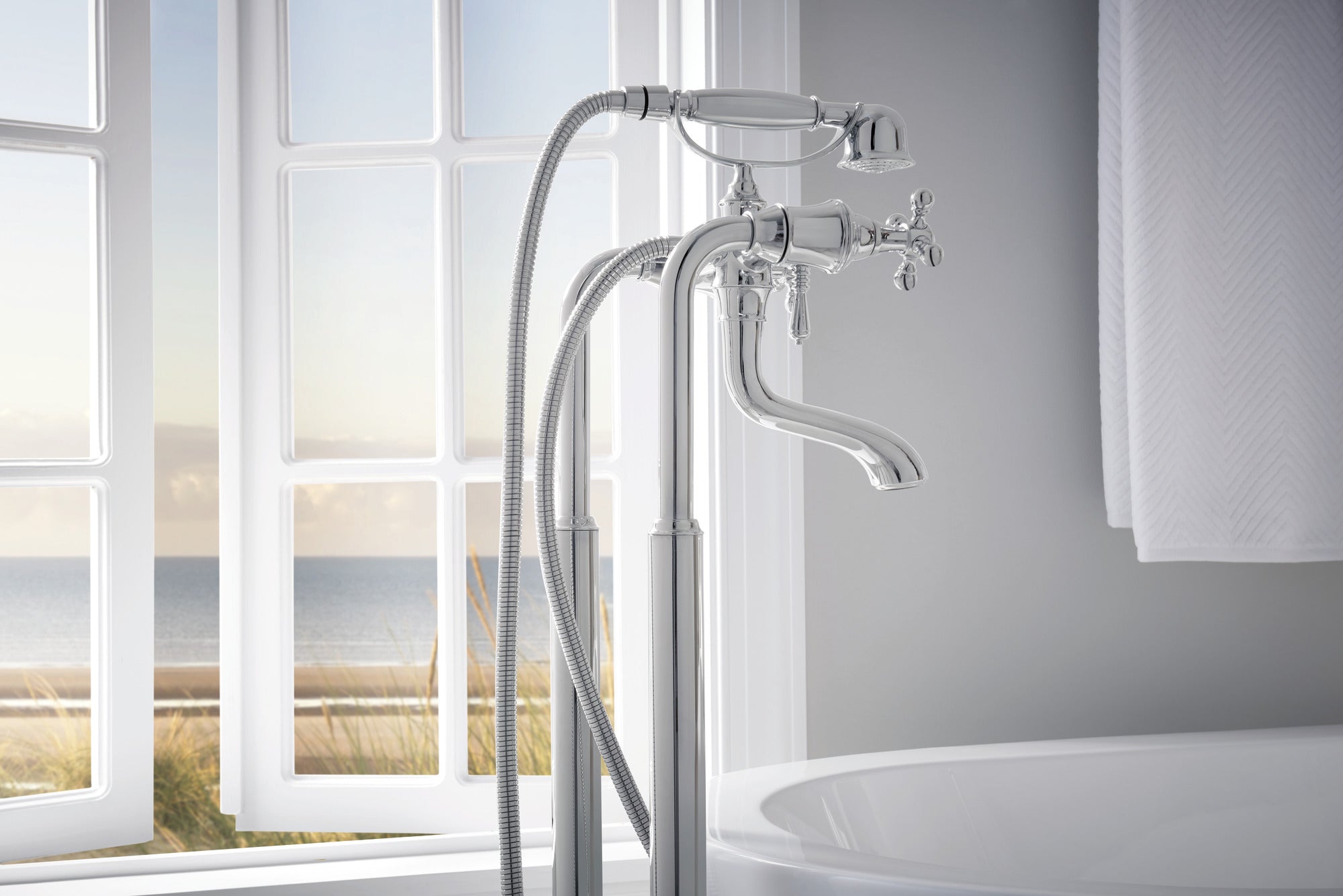 Brizo Brizo Traditional Floor Mount Tub Filler Risers