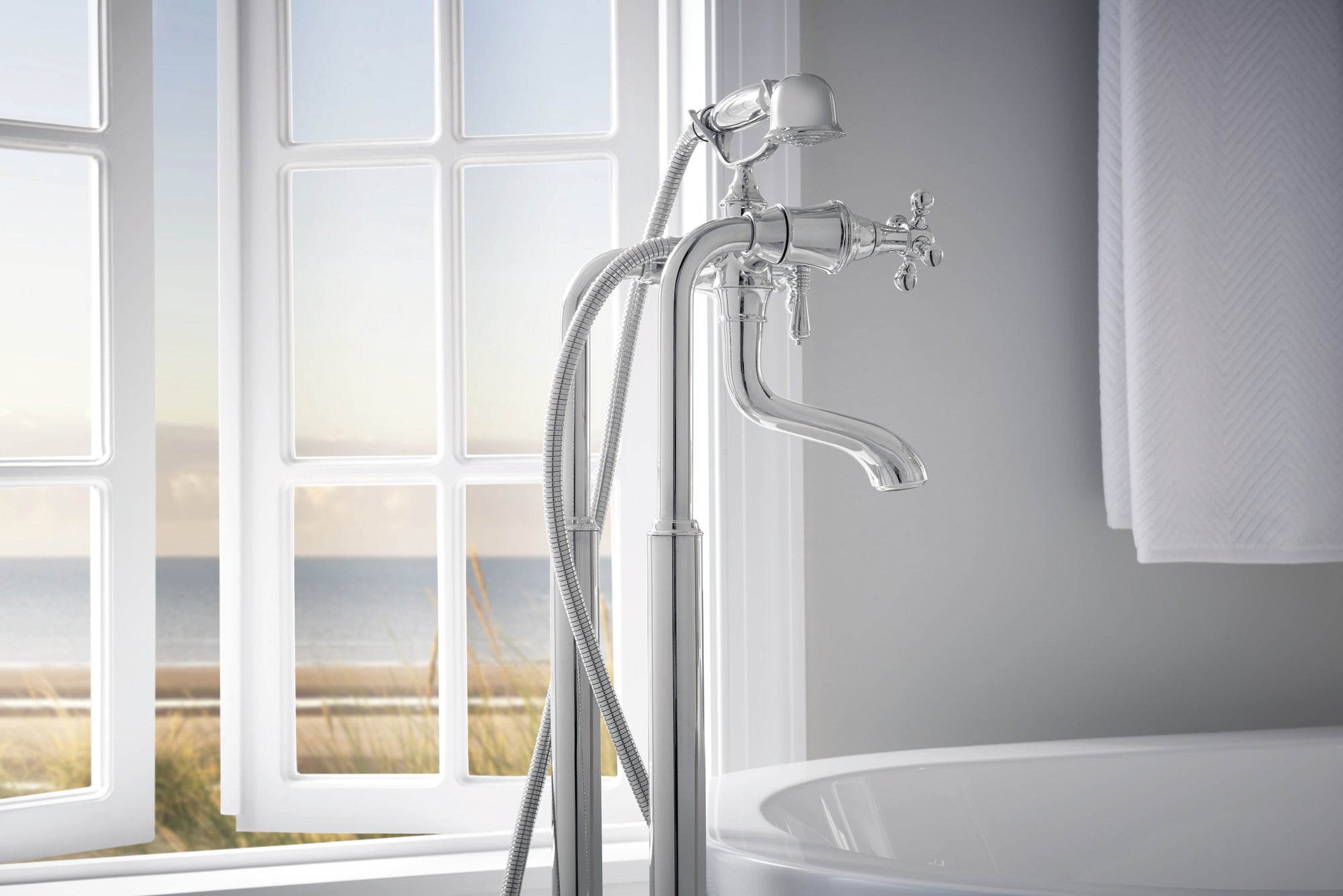 Brizo Brizo Traditional Floor Mount Tub Filler Risers