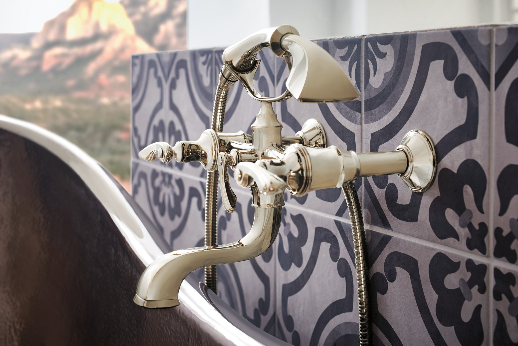 Brizo Brizo Traditional WALL MOUNT TUB FILLER UNIONS