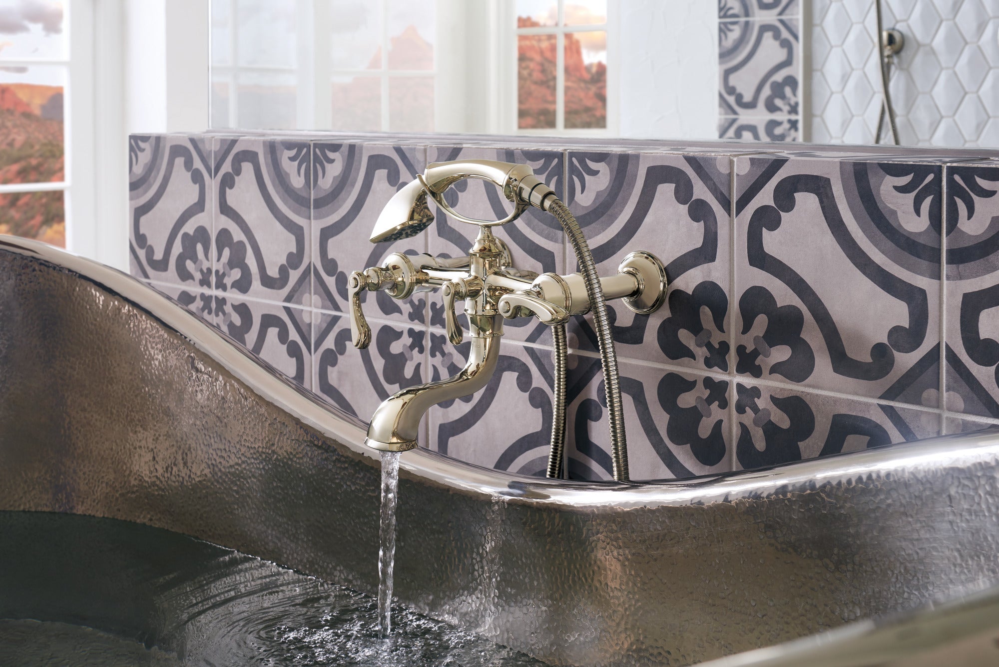 Brizo Brizo Traditional WALL MOUNT TUB FILLER UNIONS