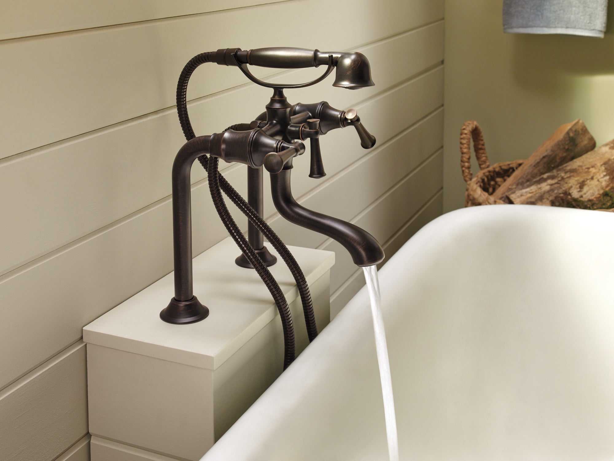 Brizo Brizo Traditional Two-Handle Freestanding Tub Filler Body Assembly Trim - Less Handles