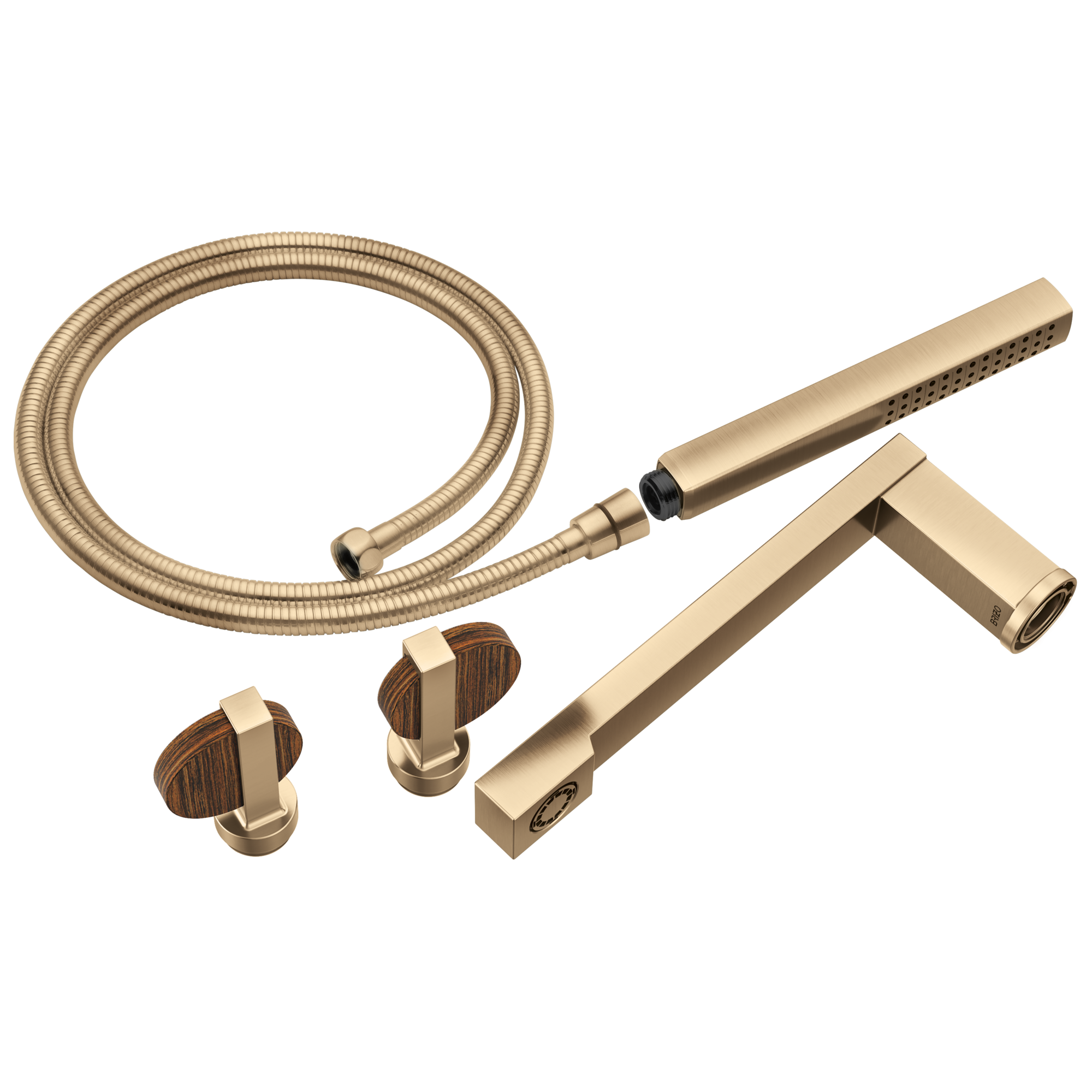 Brizo Frank Lloyd Wright® Two-Handle Tub Filler Trim Kit with Lunar Handles