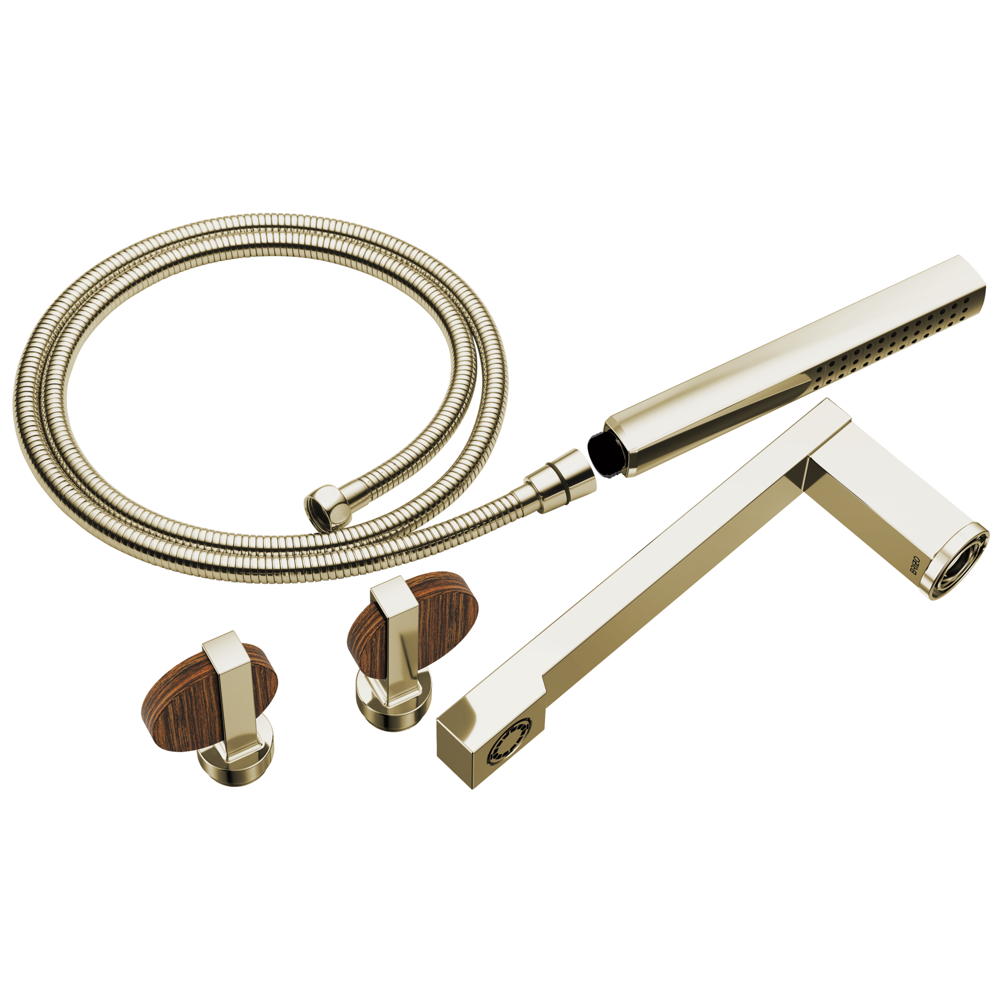 Brizo Frank Lloyd Wright® Two-Handle Tub Filler Trim Kit with Lunar Handles