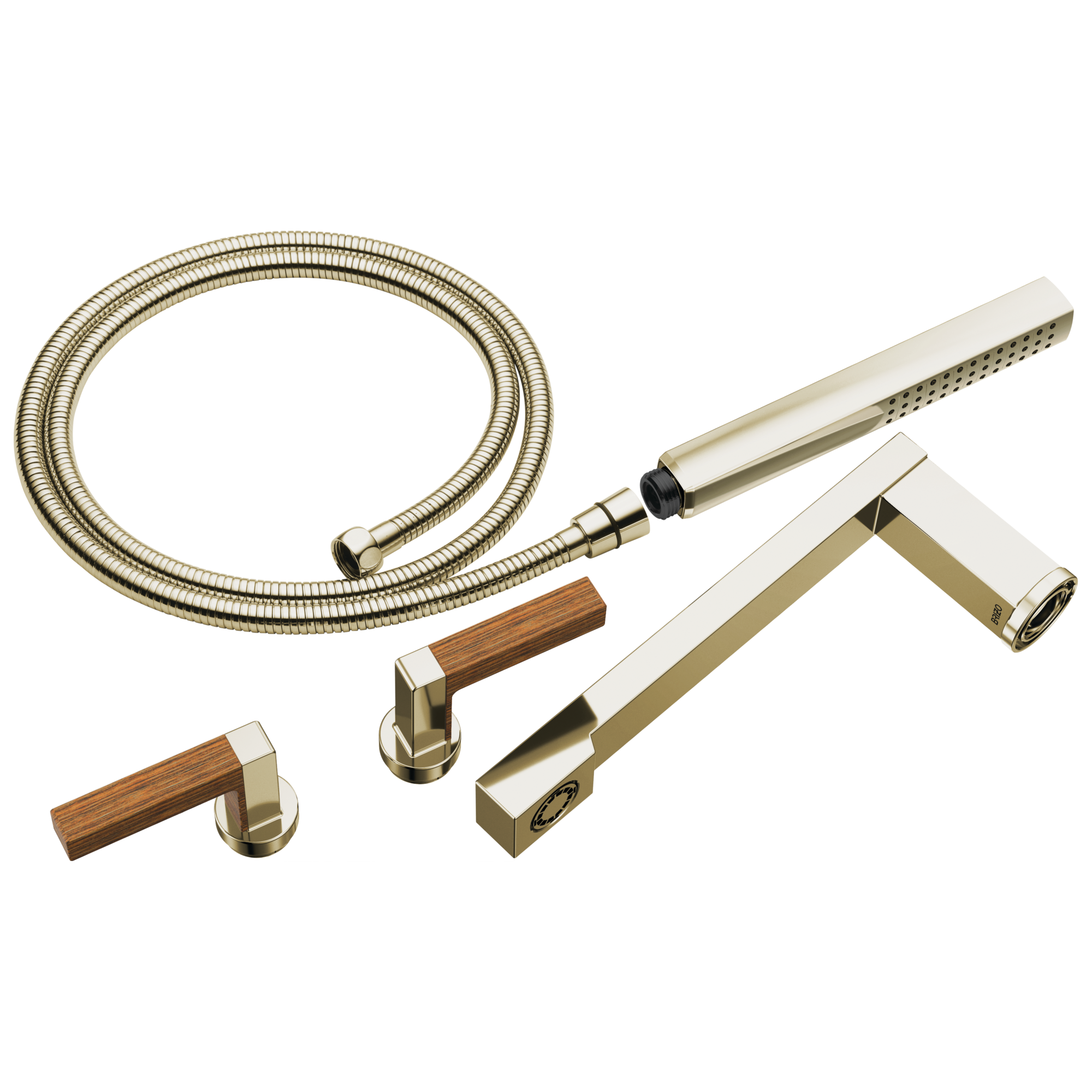 Brizo Frank Lloyd Wright® Two-Handle Tub Filler Trim Kit with Lever Handles