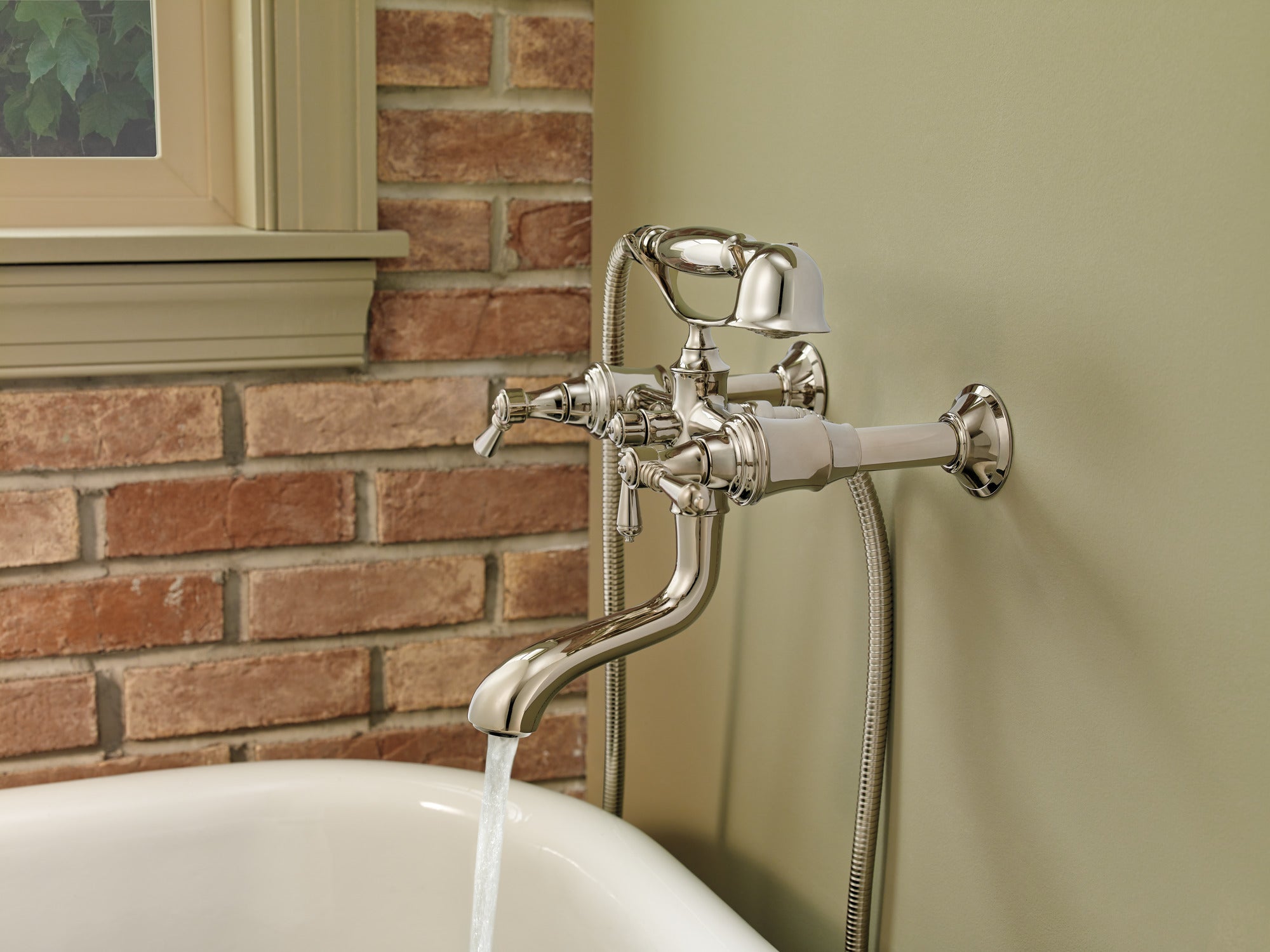 Brizo Brizo Traditional Two-Handle Freestanding Tub Filler Body Assembly Trim - Less Handles