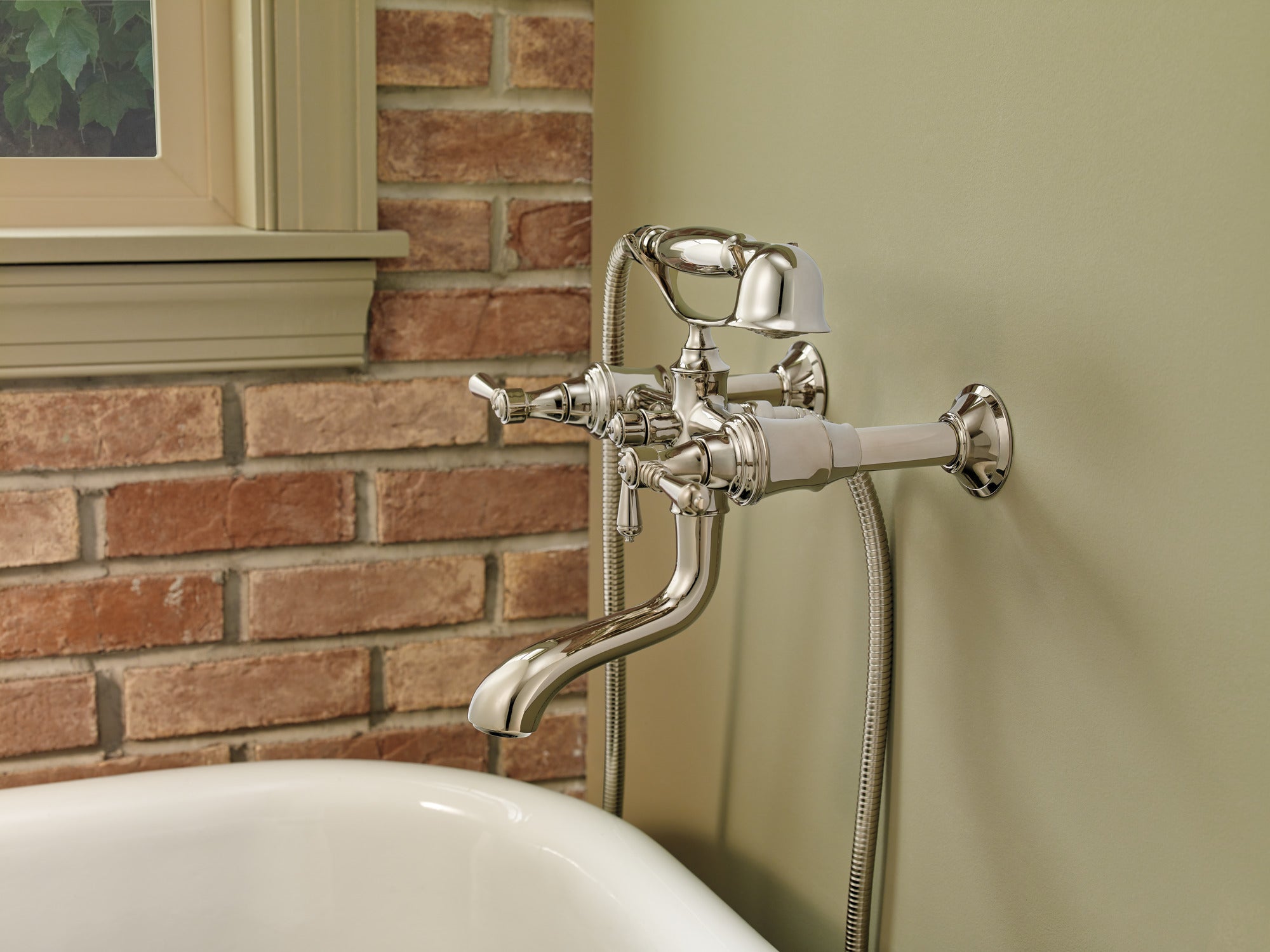 Brizo Brizo Traditional WALL MOUNT TUB FILLER UNIONS