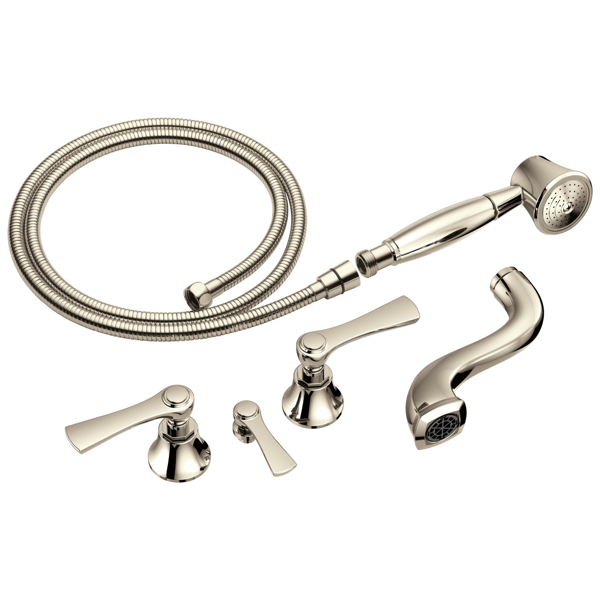 Brizo Rook® Two-Handle Tub Filler Trim Kit with Lever Handles