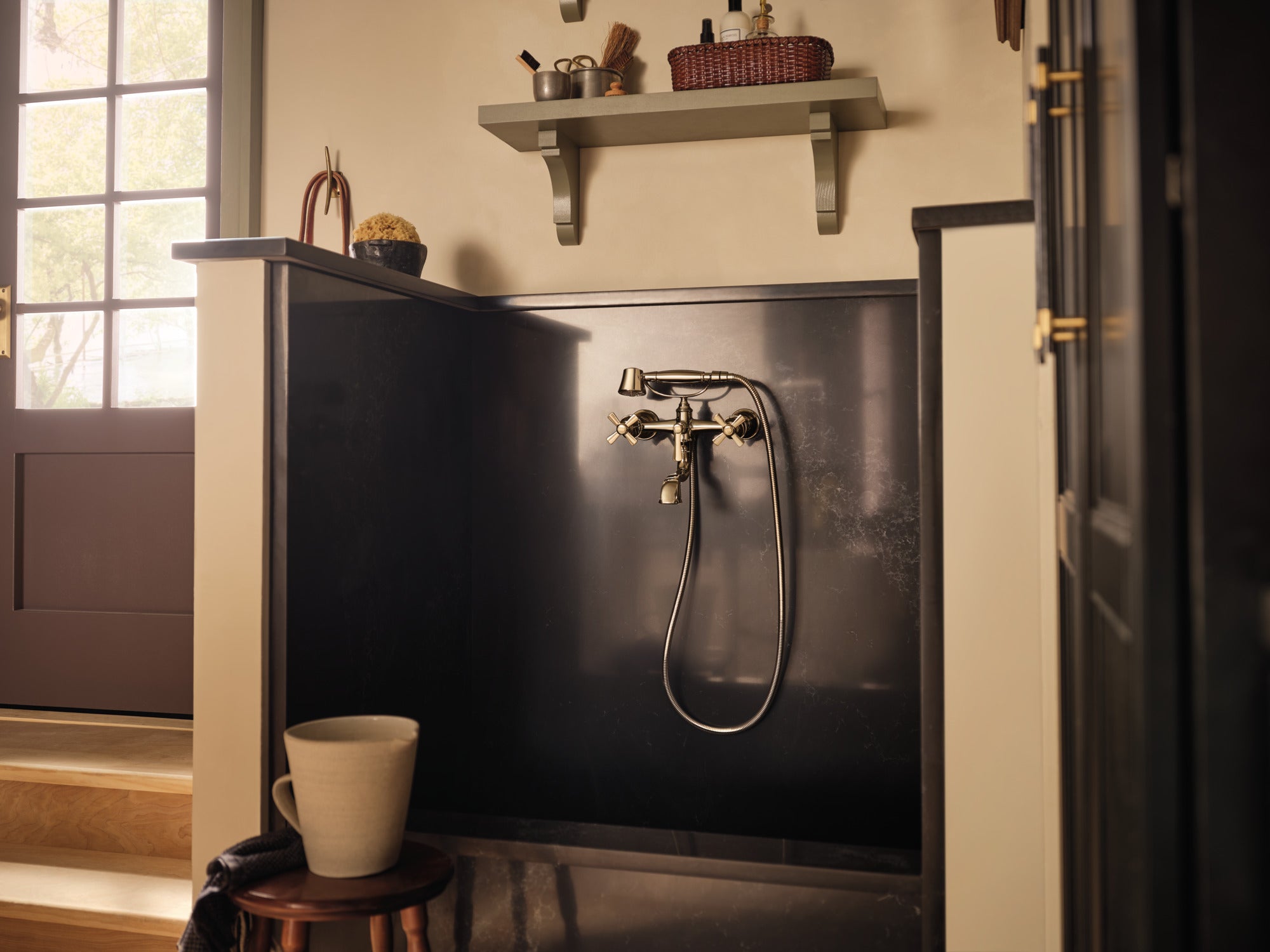 Brizo Brizo Traditional WALL MOUNT TUB FILLER UNIONS