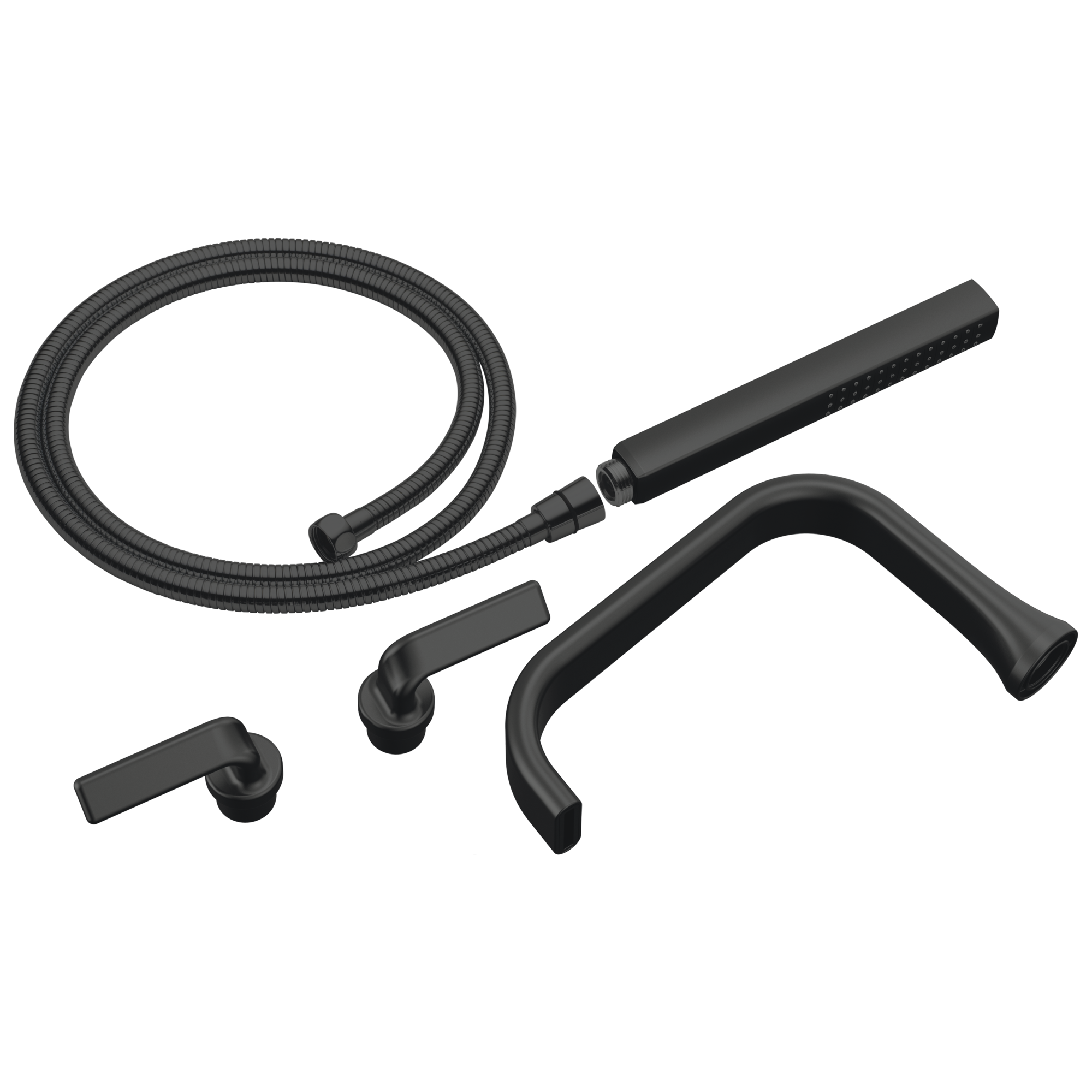 Brizo Allaria® Two-Handle Tub Filler Trim Kit with Twist Lever Handles