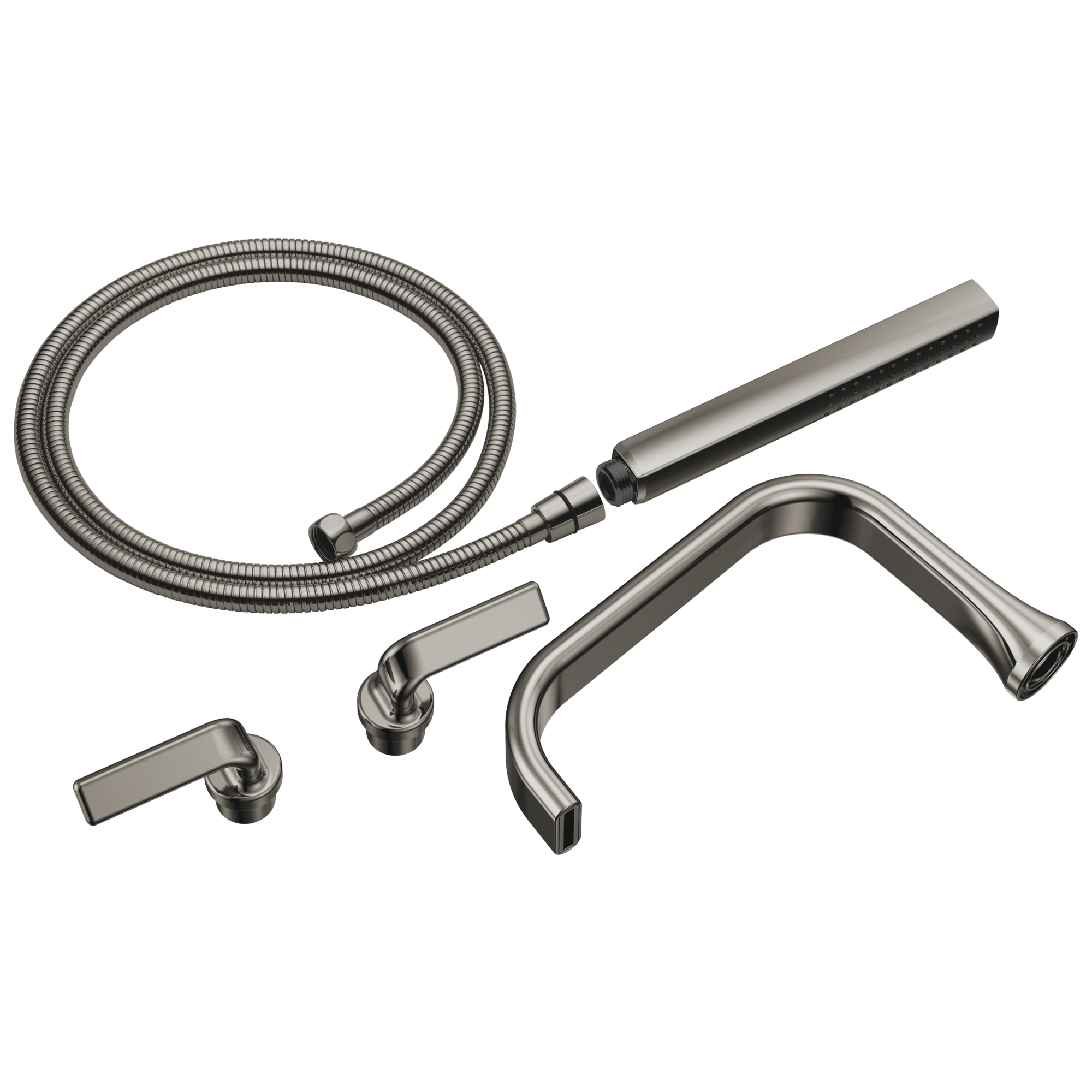 Brizo Allaria® Two-Handle Tub Filler Trim Kit with Twist Lever Handles