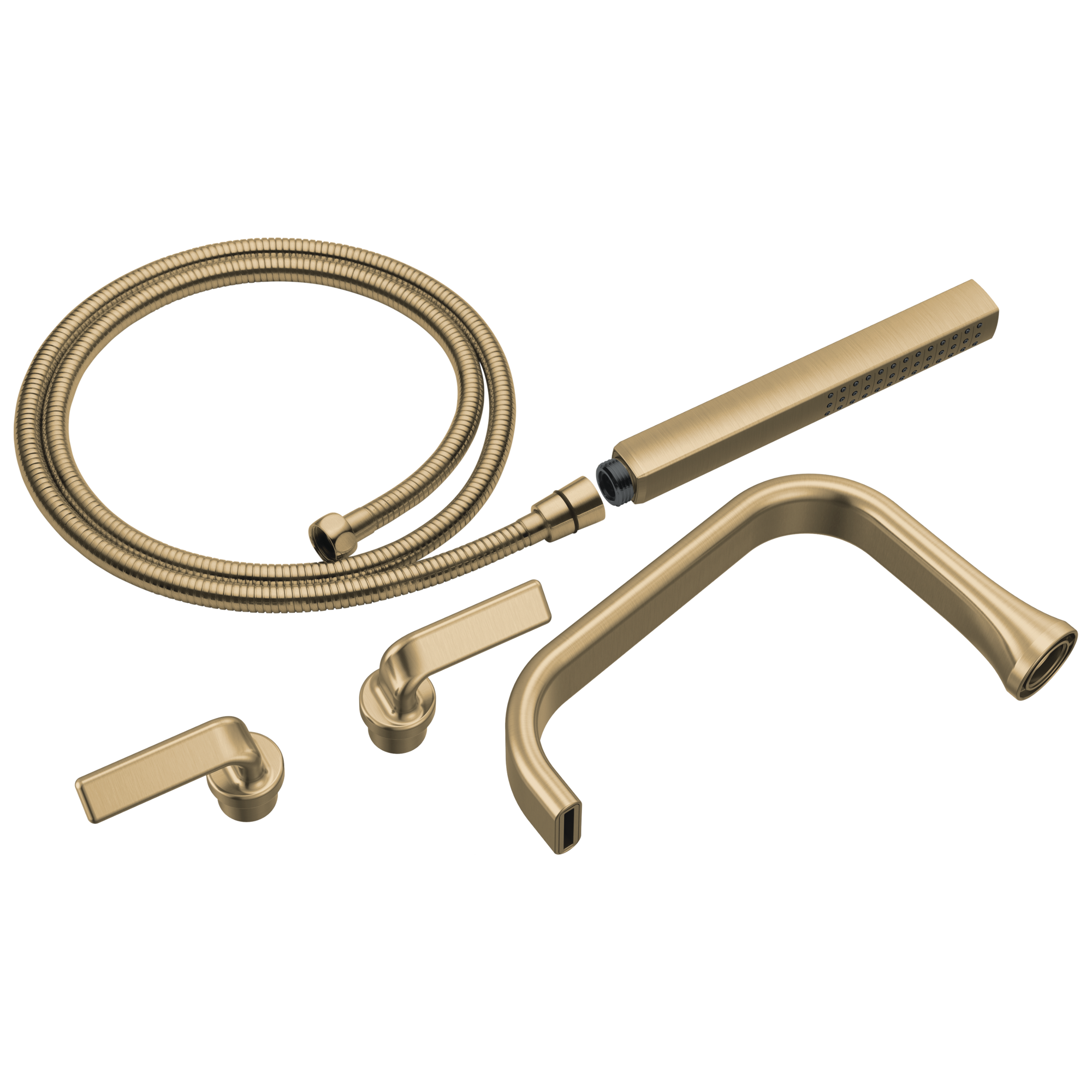 Brizo Allaria® Two-Handle Tub Filler Trim Kit with Twist Lever Handles
