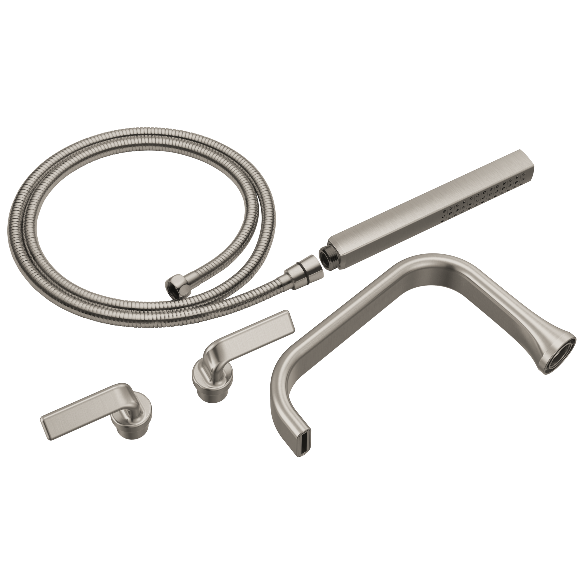 Brizo Allaria® Two-Handle Tub Filler Trim Kit with Twist Lever Handles