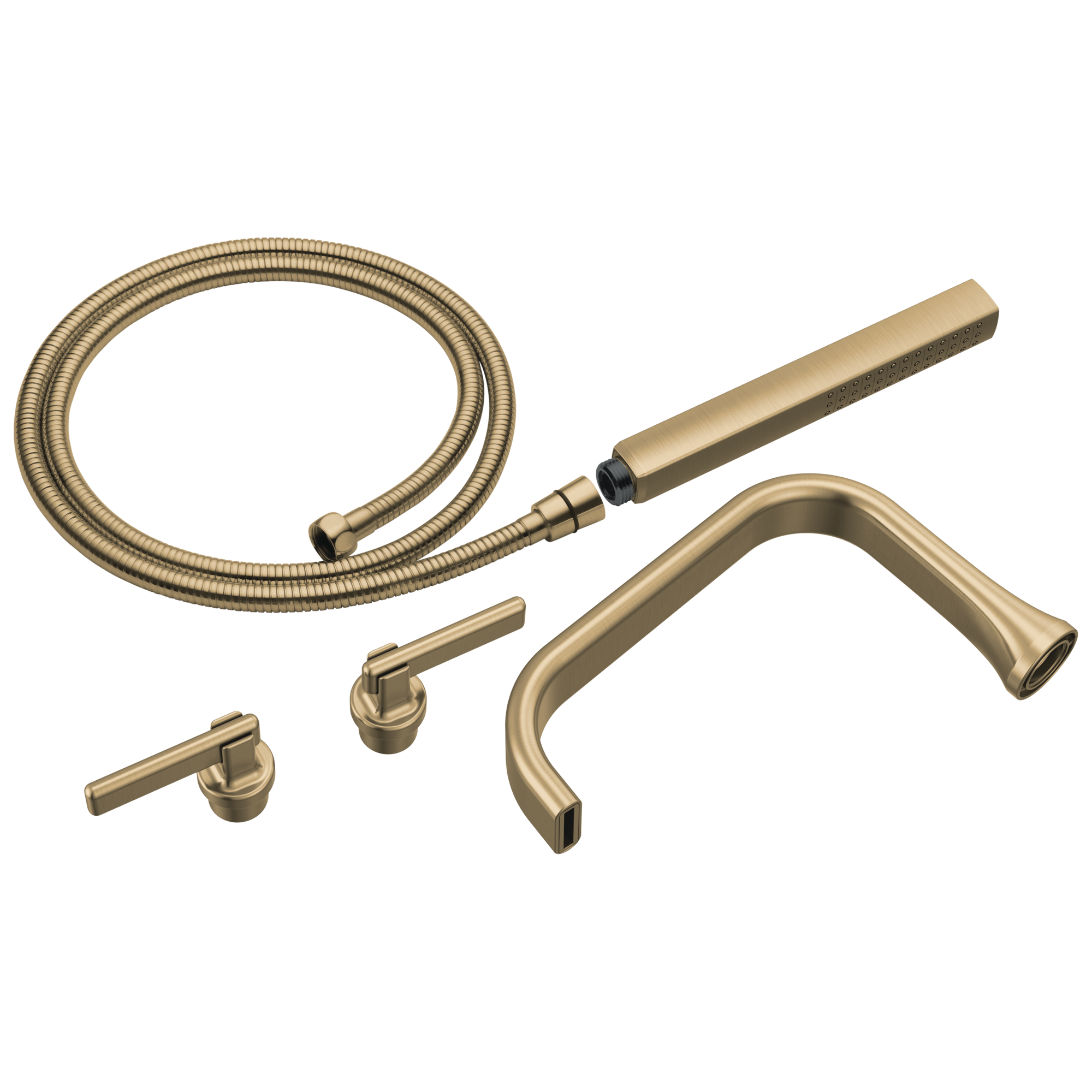 Brizo Allaria® Two-Handle Tub Filler Trim Kit with Lever Handles