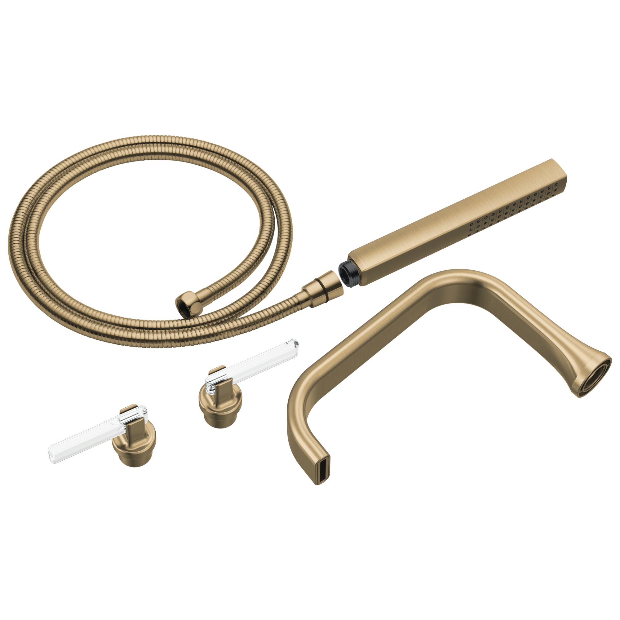 Brizo Allaria® Two-Handle Tub Filler Trim Kit with Lever Handles