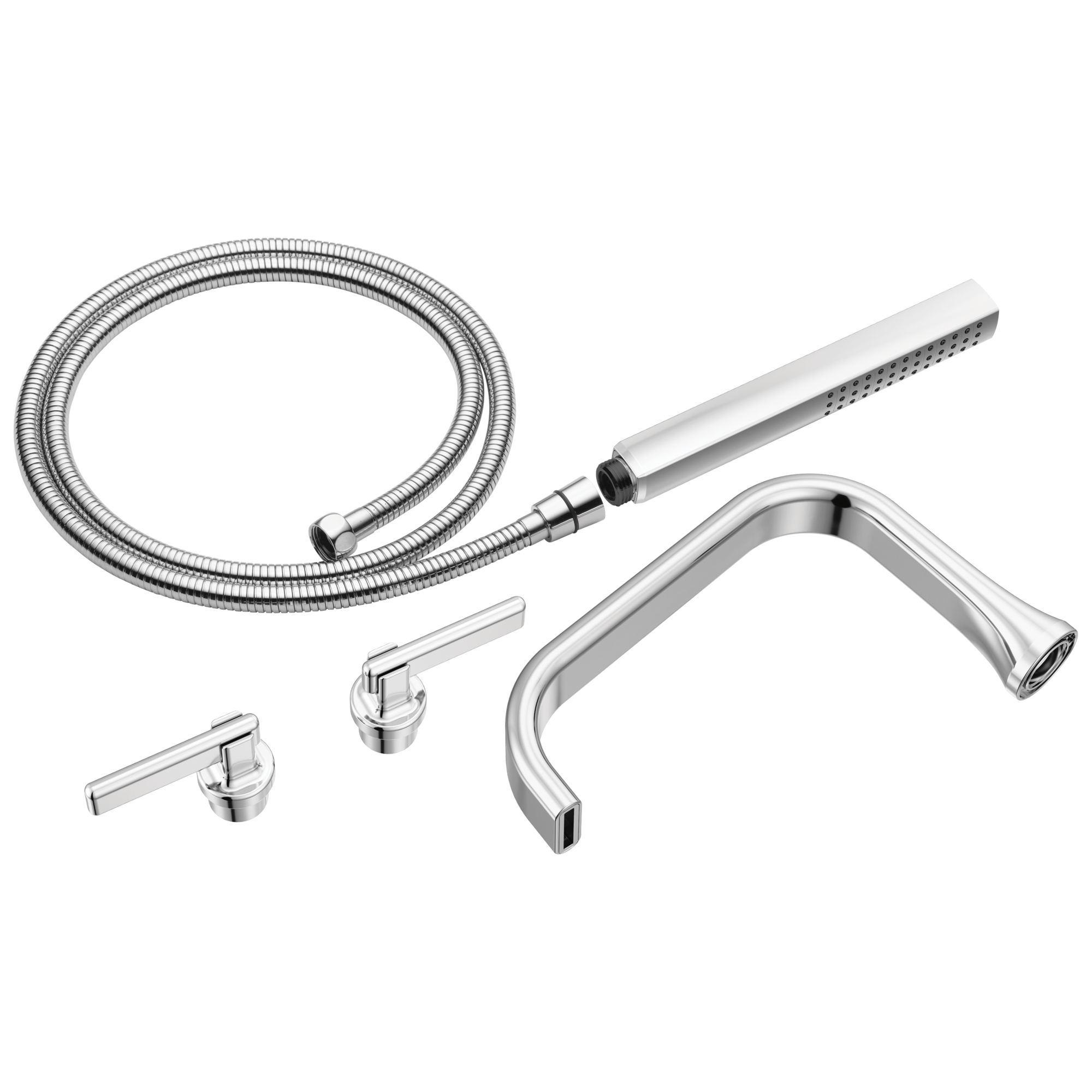 Brizo Allaria® Two-Handle Tub Filler Trim Kit with Lever Handles