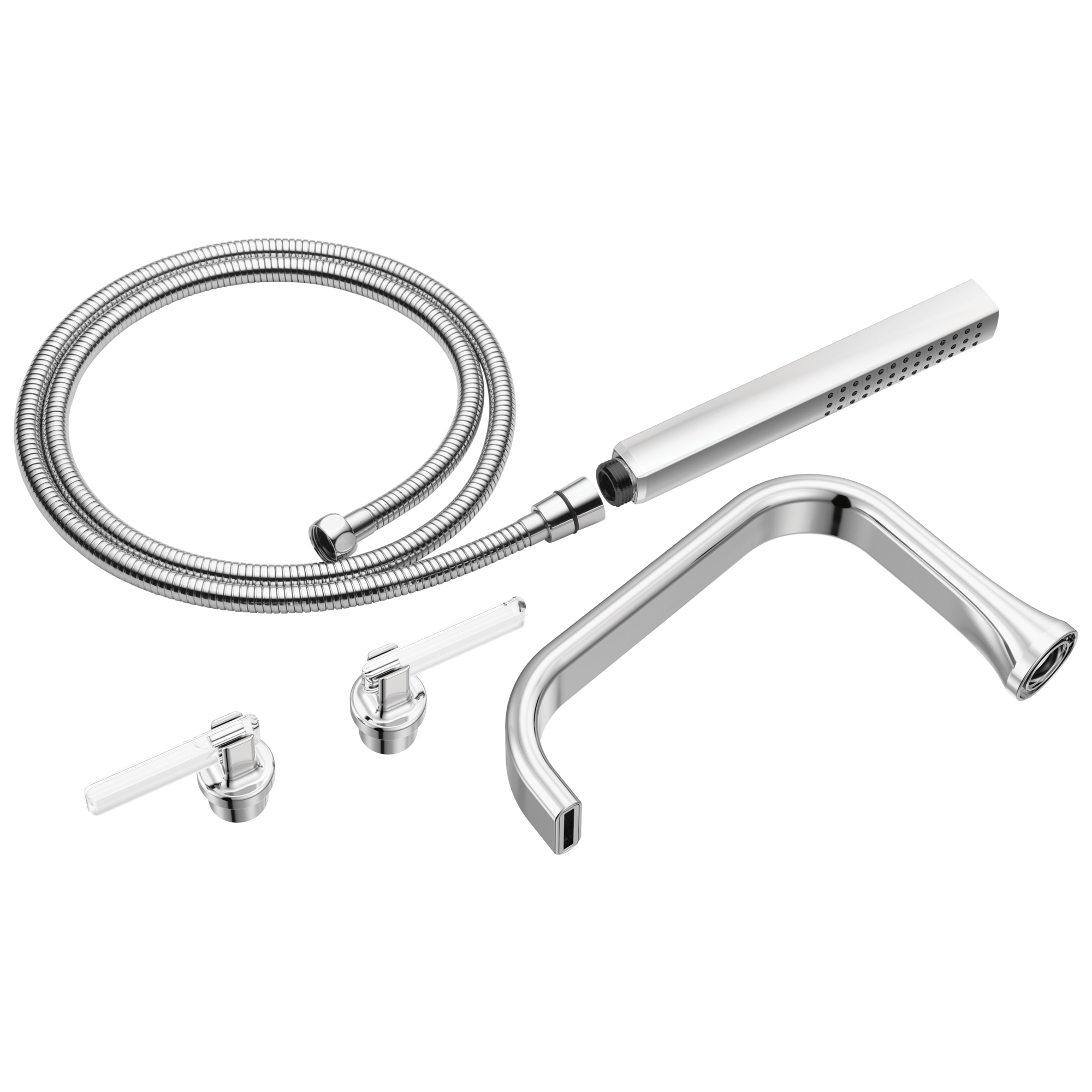 Brizo Allaria® Two-Handle Tub Filler Trim Kit with Lever Handles