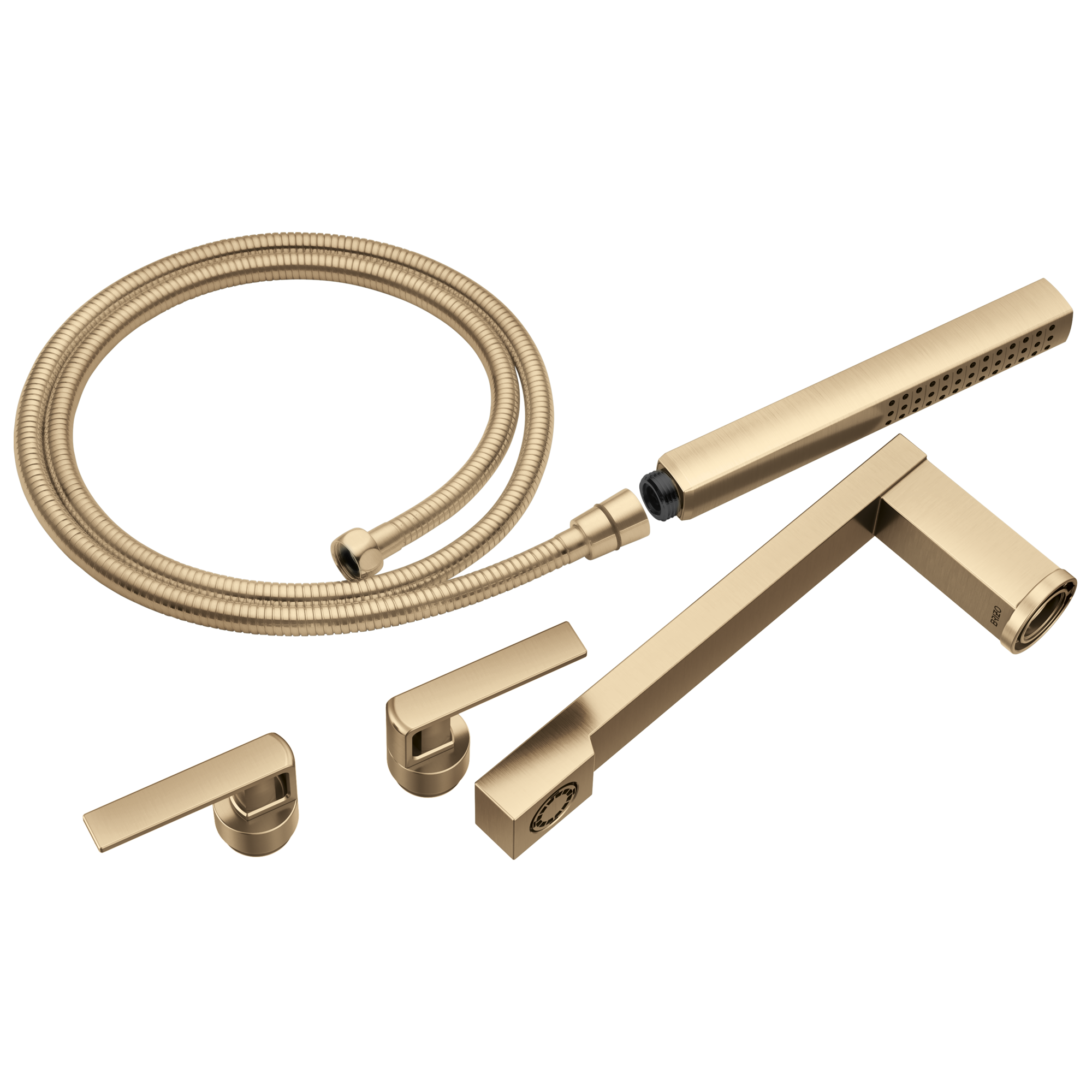 Brizo Frank Lloyd Wright® Two-Handle Tub Filler Trim Kit with Gap Lever Handles