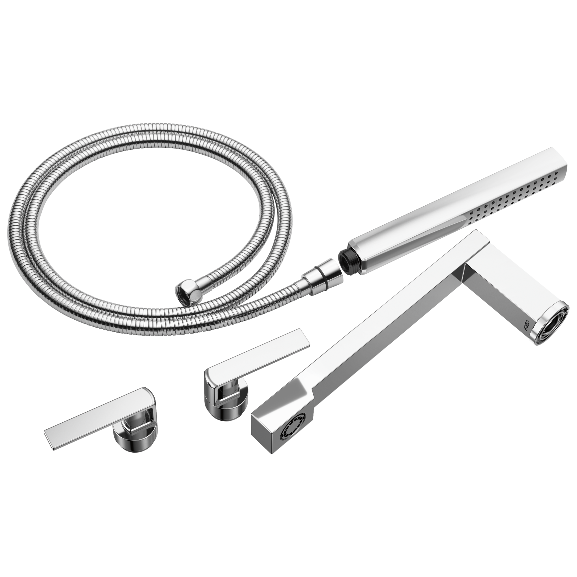 Brizo Frank Lloyd Wright® Two-Handle Tub Filler Trim Kit with Gap Lever Handles